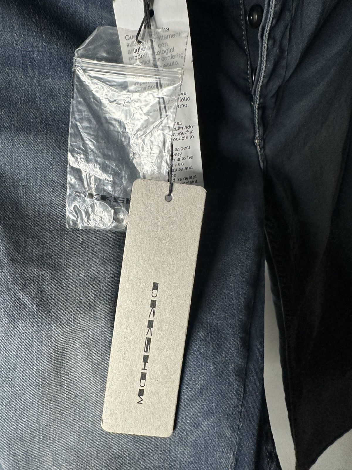 Rick Owens Drkshdw berlin cropped jeans Size 29" - 4 Thumbnail