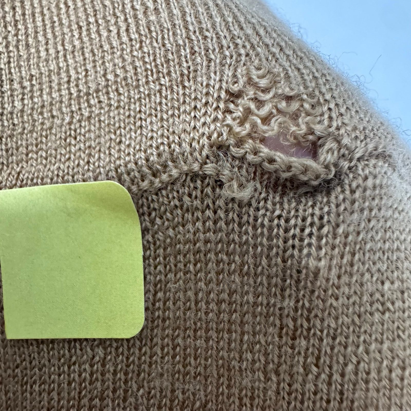 Max Mara NMax Mara Saluto Virgin Wool Turtleneck Sweater sz S Camel Size S / US 4 / IT 40 - 11 Thumbnail