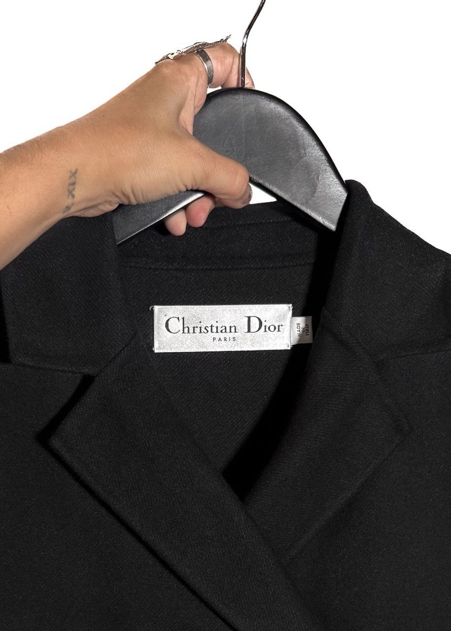 Dior Christian Dior SS22 Runway Blk Orange Green Colourblock Coat Size M / US 6-8 / IT 42-44 - 3 Thumbnail