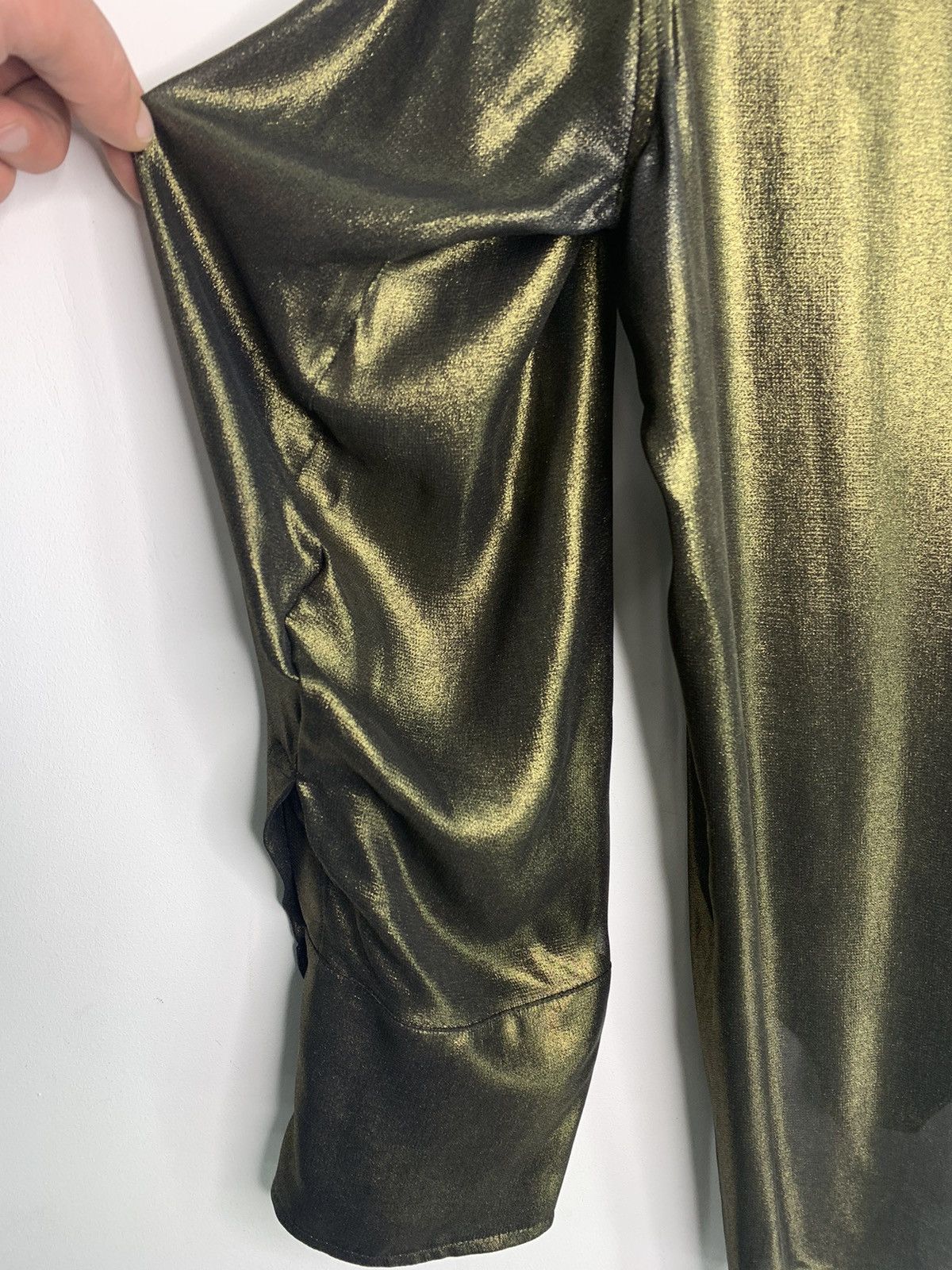 Ann Demeulemeester × Designer Ann Demeulemeester Women’s Viscose Shirt 44 Size Size M / US 6-8 / IT 42-44 - 11 Thumbnail