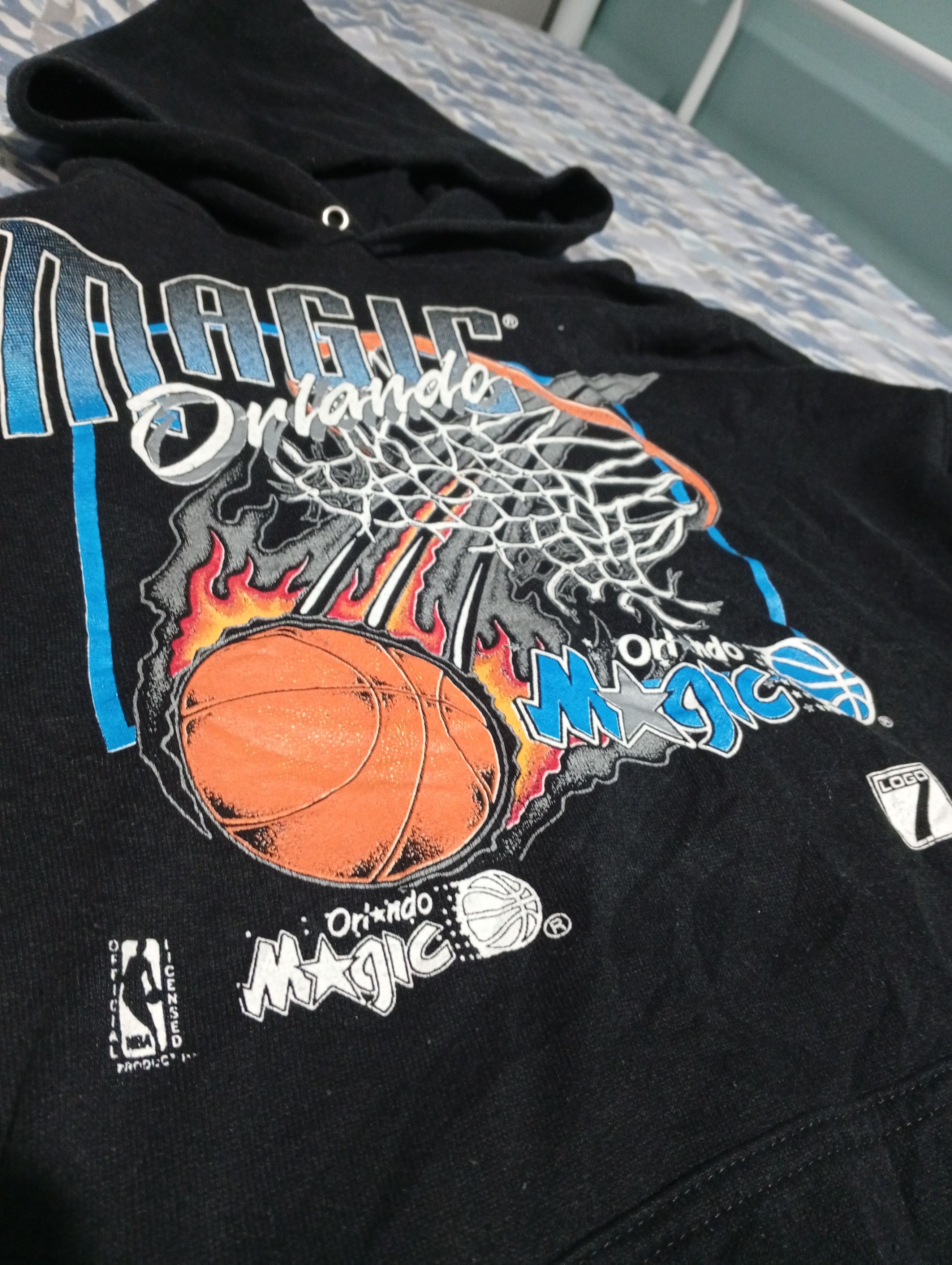 Logo 7 VTG Orlando magic hoodie Size US L / EU 52-54 / 3 - 3 Thumbnail