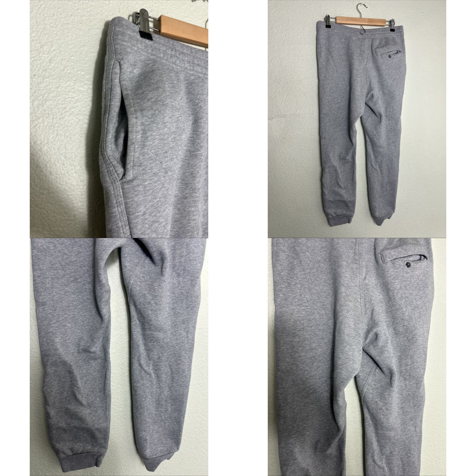 Nike Nike Grey Sweat Pants Club Fleece Tapered Joggers Men Medium 826431-063 Tennis? Size US 31 - 8 Thumbnail