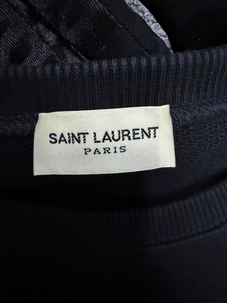 Yves Saint Laurent Saint Laurent Rhinestone Sun Sweatshirt 2502-Nextarrow Size US S / EU 44-46 / 1 - 3 Thumbnail