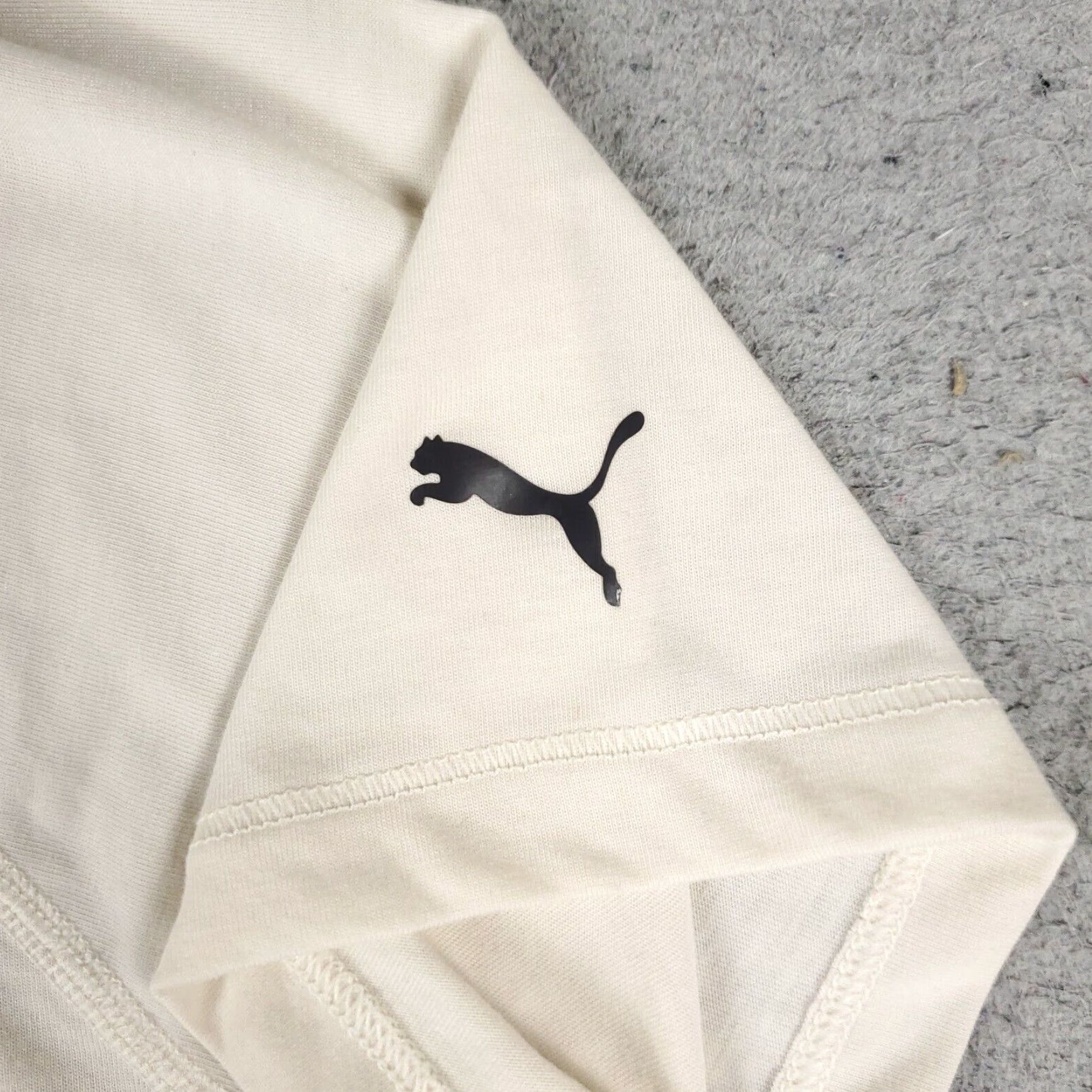 Puma Puma Womens Shirt XS Extra Small Ivory Casual Ladies Size XS / US 0-2 / IT 36-38 - 4 Thumbnail