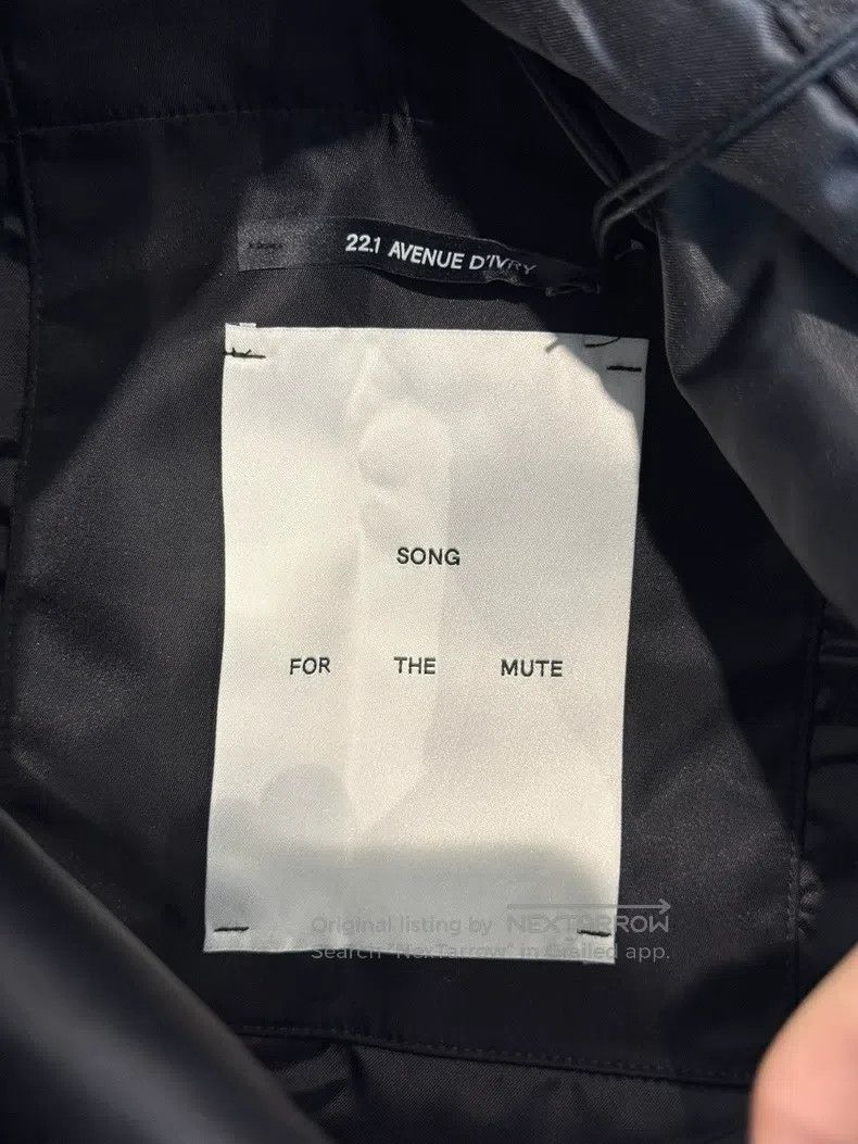 Song For The Mute Song For The Mute Black Bag Size ONE SIZE - 5 Thumbnail