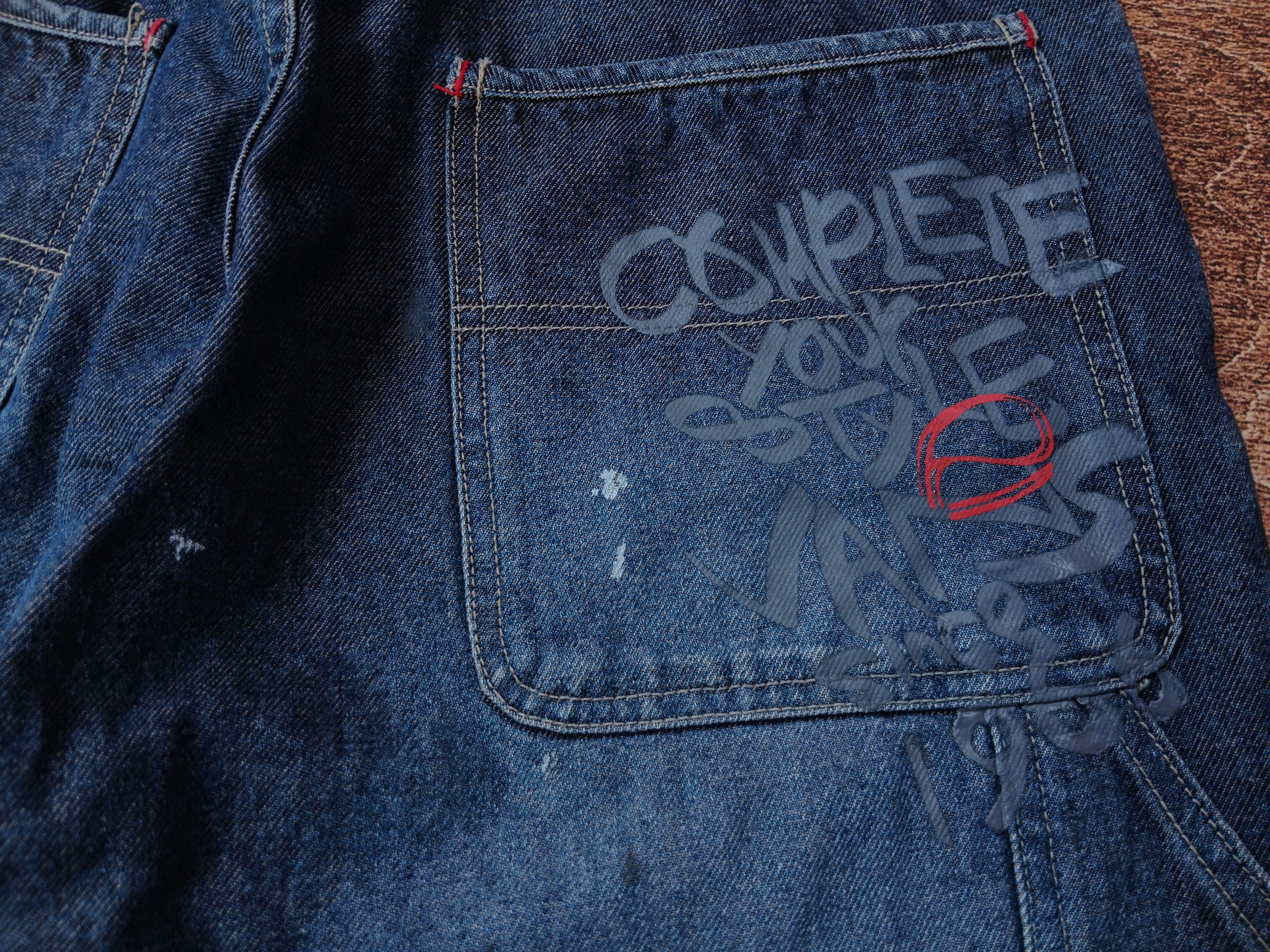 Japanese Brand × Vans 90's Vans 66 Skate Root Carpenter Denim Baggy Jeans Size US 32 / EU 48 - 6 Thumbnail