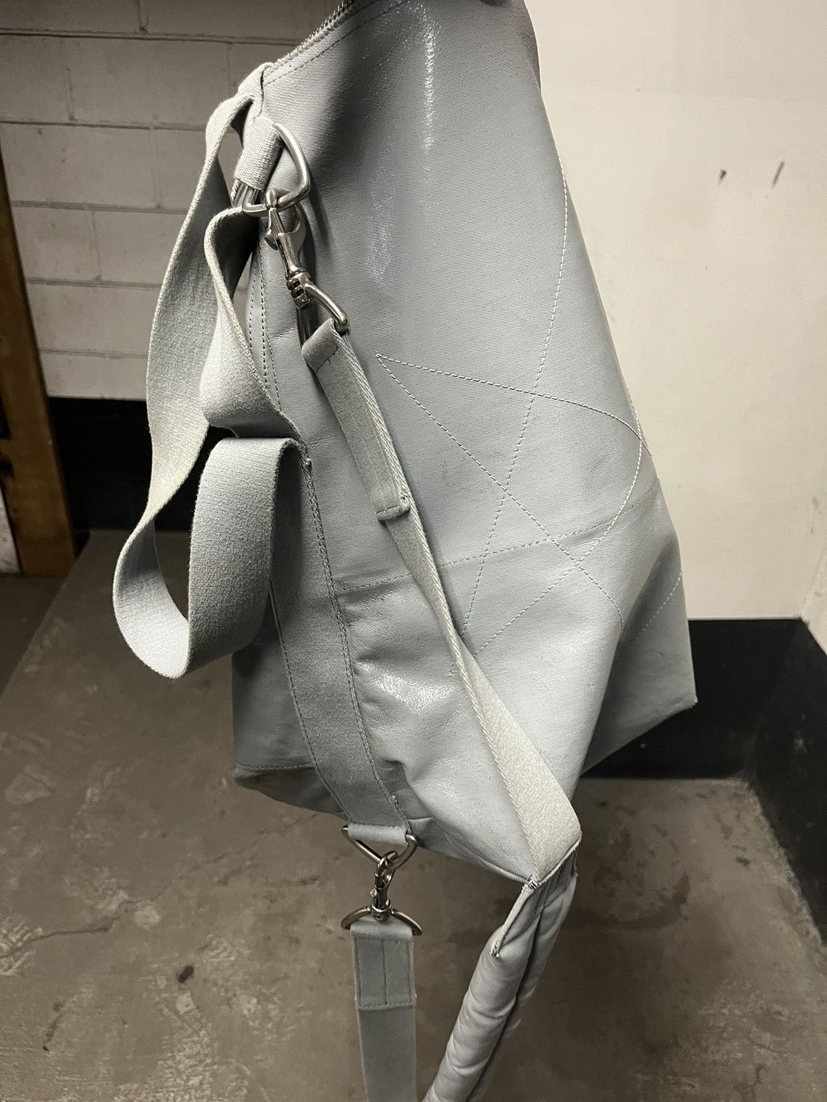 Rick Owens Drkshdw 2016 Rick Owens DRKSHDW Coated Canvas Bucket Shoulder Bag 🪣 Size ONE SIZE - 7 Thumbnail