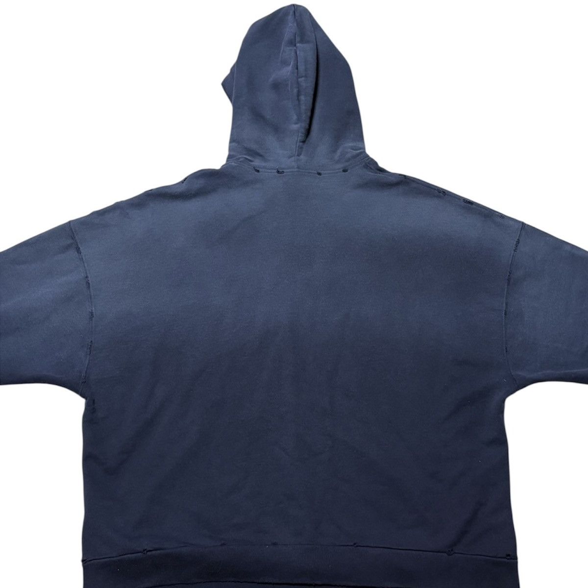 Balenciaga SPRING 22 BALENCIAGA BY DEMNA NO COMMENT DISTRESSED HOODIE 2 Size US M / EU 48-50 / 2 - 12 Thumbnail