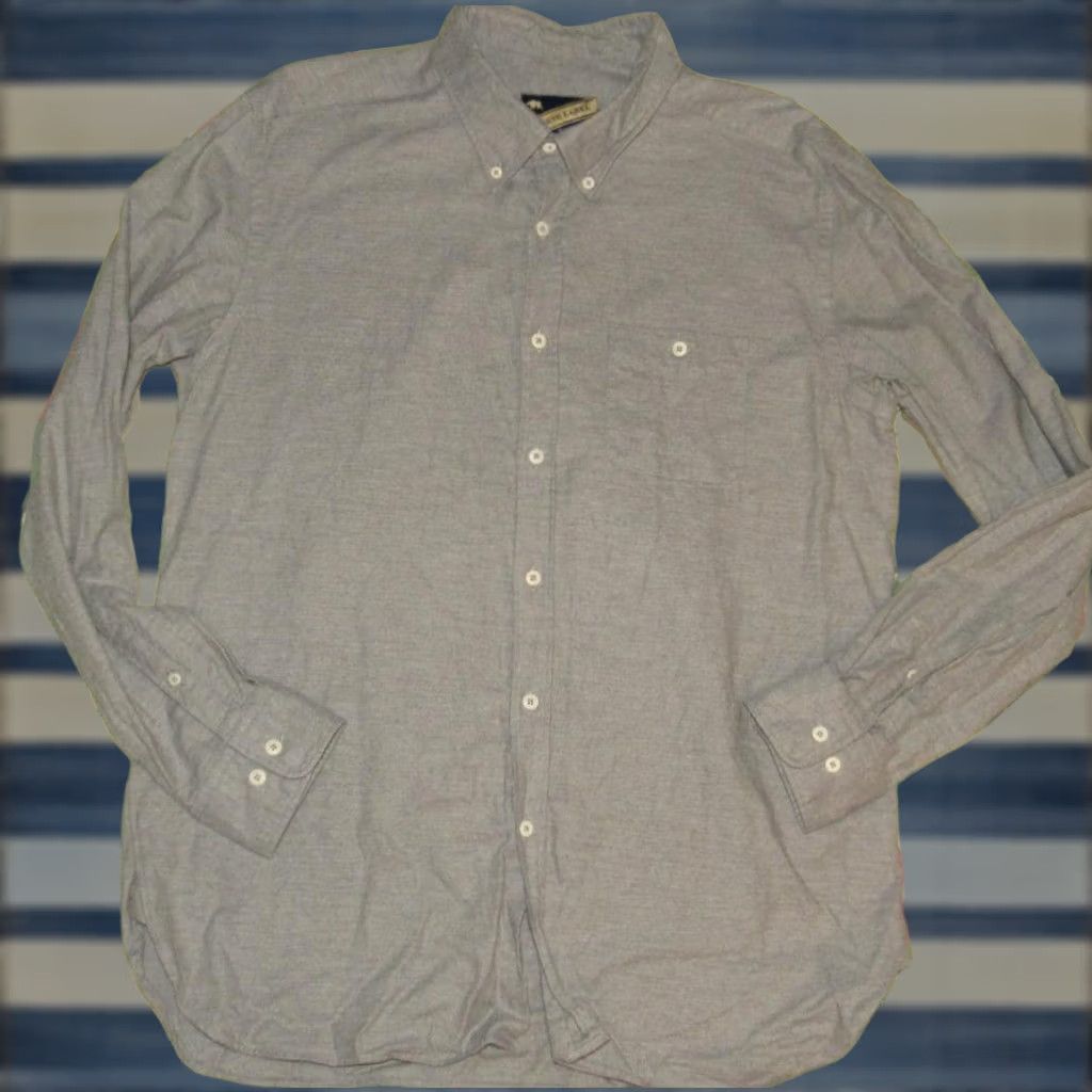 Vintage ONWARD RESERVE Reserve Label Grey Long Sleeve Button Down Shirt Large Size US L / EU 52-54 / 3 - 1 Thumbnail