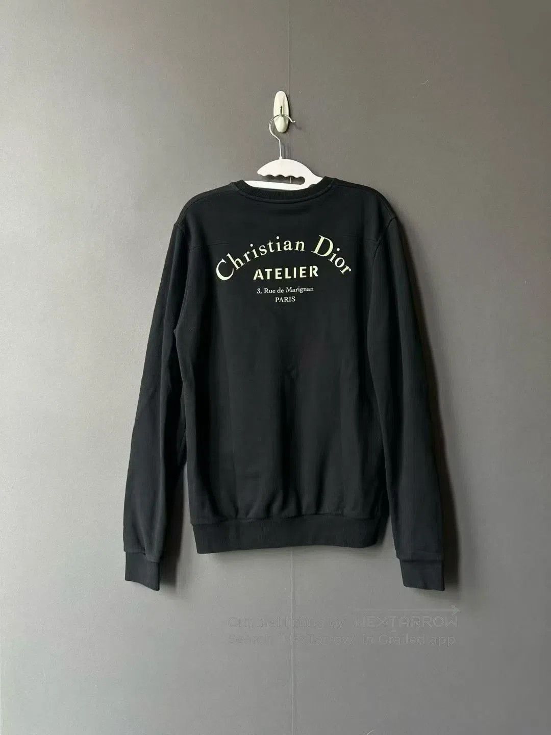 Dior Dior Black and Gold Slogan Sweatshirt| Size US S / EU 44-46 / 1 - 2 Thumbnail