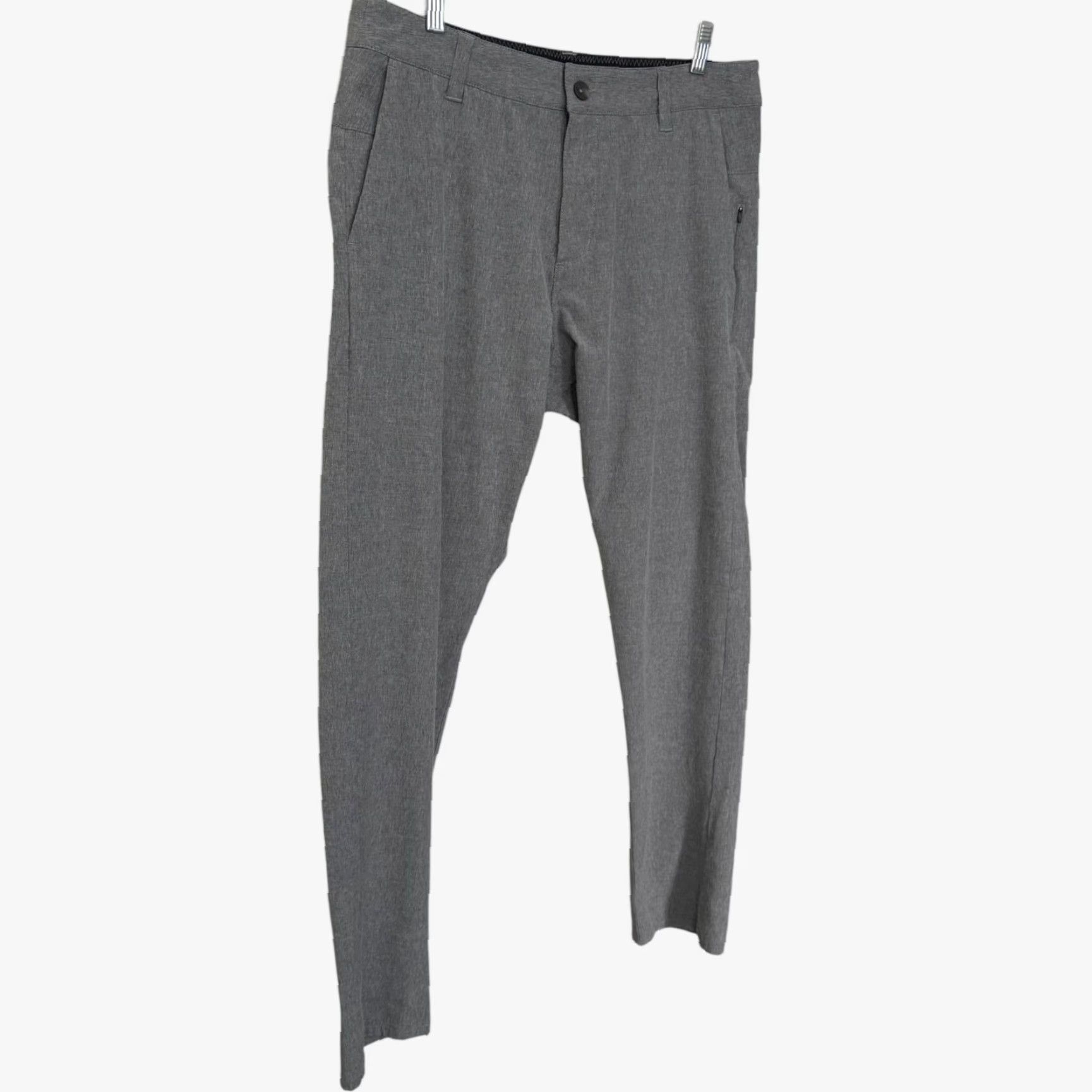 Vuori Vuori Aim Pants Gray Men Size 34 Performance Stretch Slim-Fit Golf Chino V431 Size US 34 / EU 50 - 3 Thumbnail