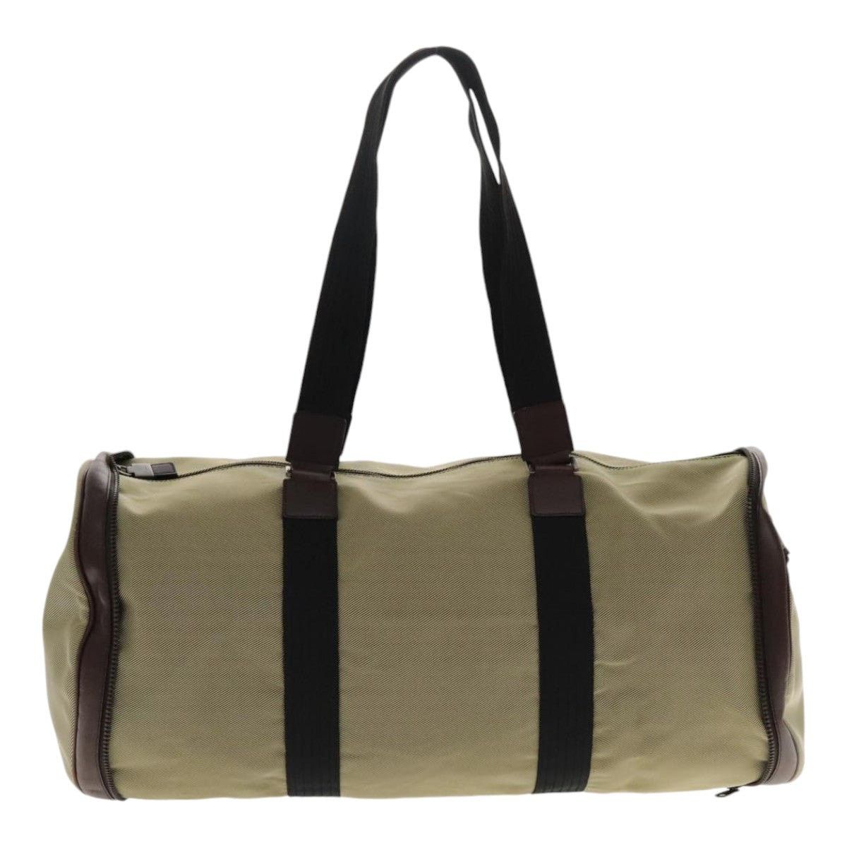 Salvatore Ferragamo Salvatore Ferragamo Boston Bag Canvas Beige Silver Size ONE SIZE - 13 Thumbnail
