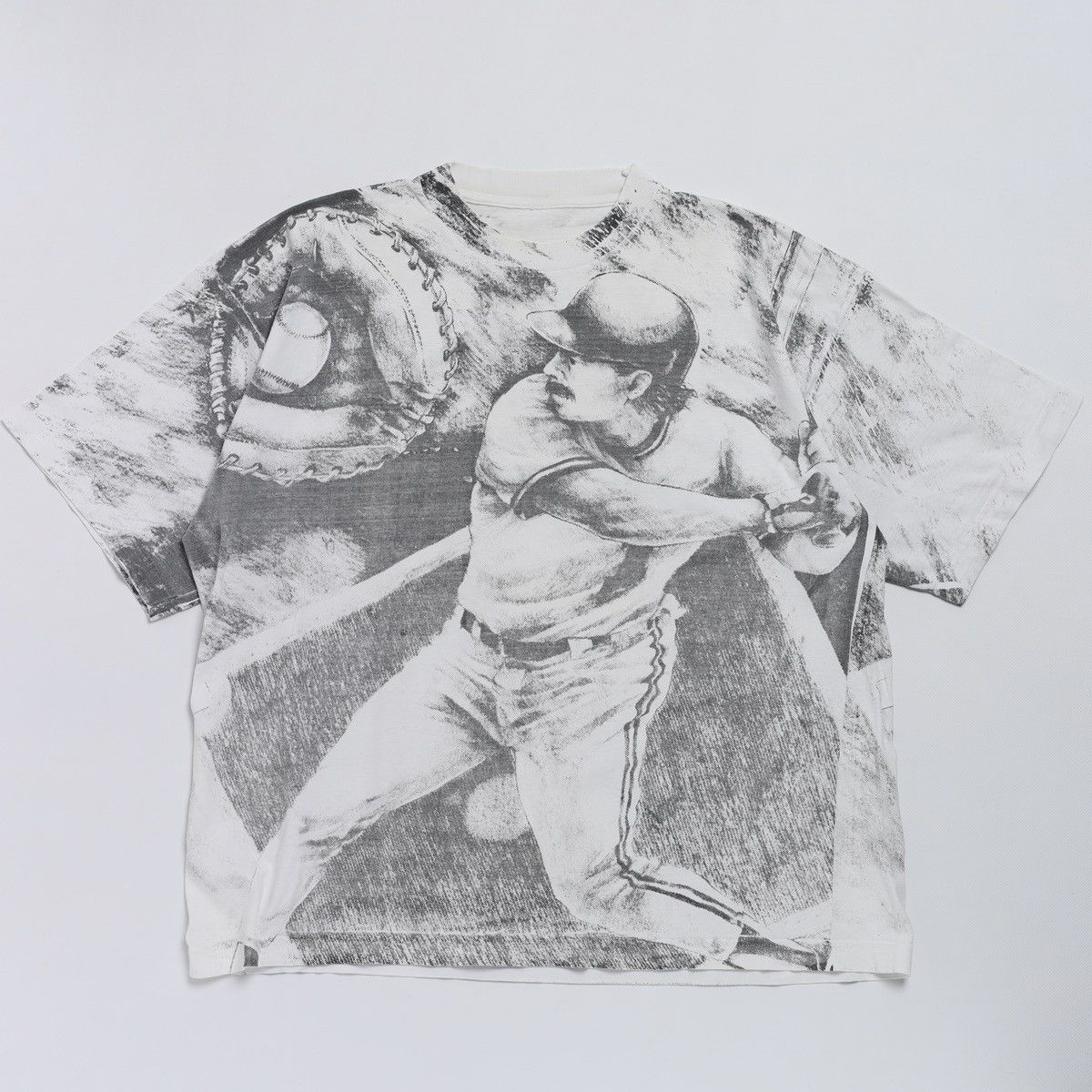 Vintage Vintage Full Over Print Tee Baseball 90s Mike Schmidt Size US XL / EU 56 / 4 - 1 Thumbnail