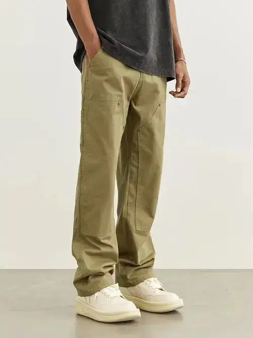 Vintage workwear fade double knee carpenter pants Size US 30 / EU 46 - 1 Thumbnail
