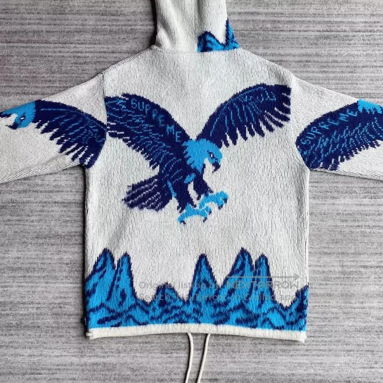 Supreme Supreme Eagle Knit Hoodie Jacket. Size US M / EU 48-50 / 2 - 4 Thumbnail