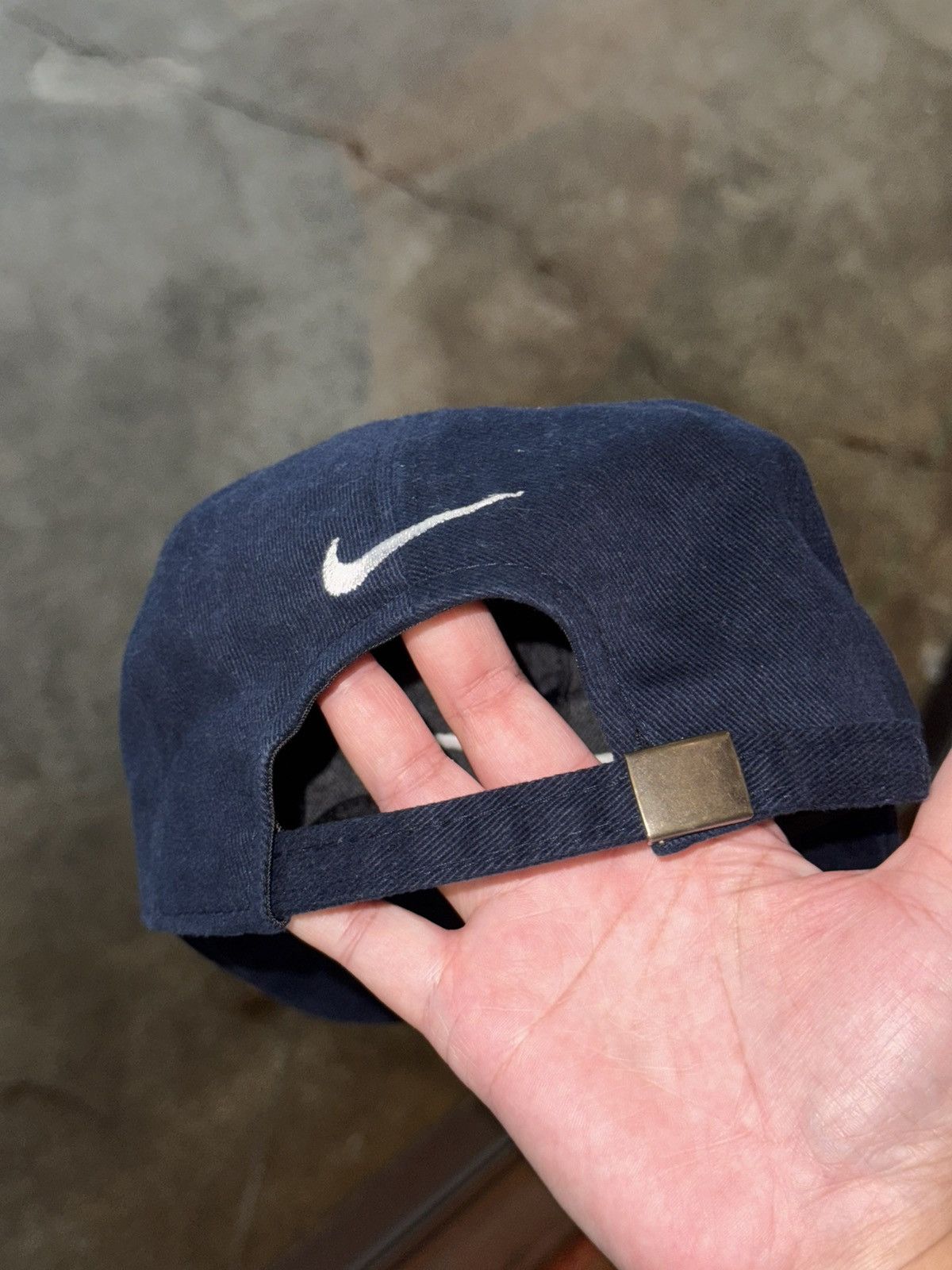 Nike Vintage Nike Swoosh 00's Bootleg Long-bill Cap Size ONE SIZE - 3 Thumbnail