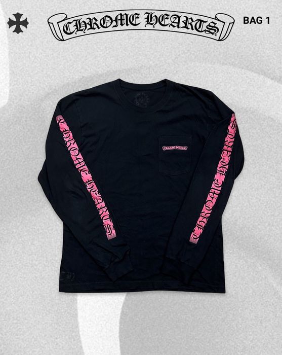 Gehaakte Lurex Top Longsleeve Roze
