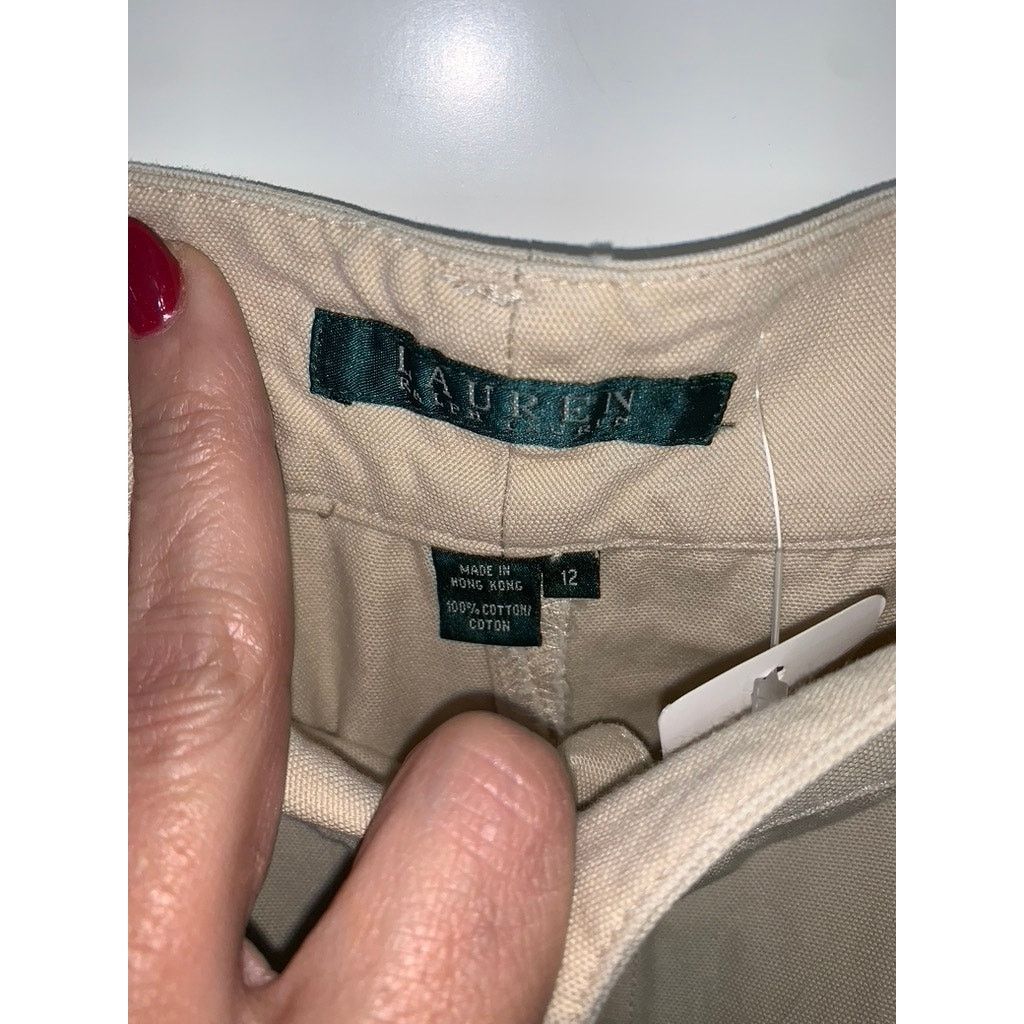 Lauren Ralph Lauren Ralph Lauren Men's Beige Chino Shorts Size 12 Casual Summer Size 34" / US 12 / IT 48 - 3 Thumbnail