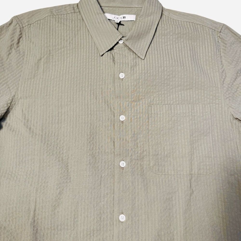 Joe's NWT New $148 Joe's Cotton Seersucker Short Sleeve Button-Up Size US L / EU 52-54 / 3 - 4 Thumbnail