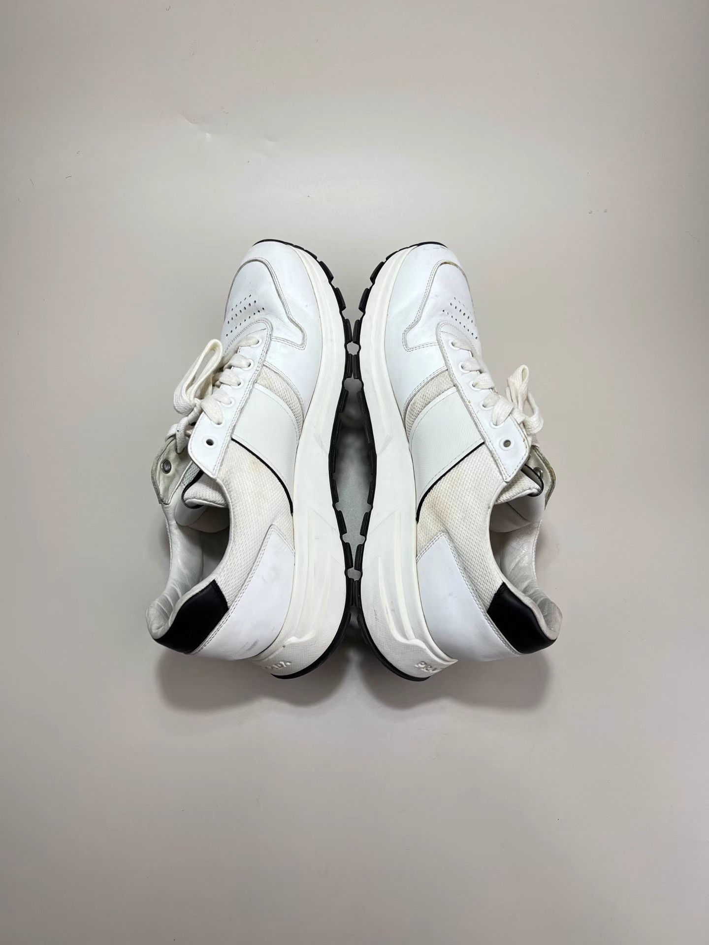 Prada PRADA White Sneakers Size US 9.5 / EU 42-43 - 4 Thumbnail
