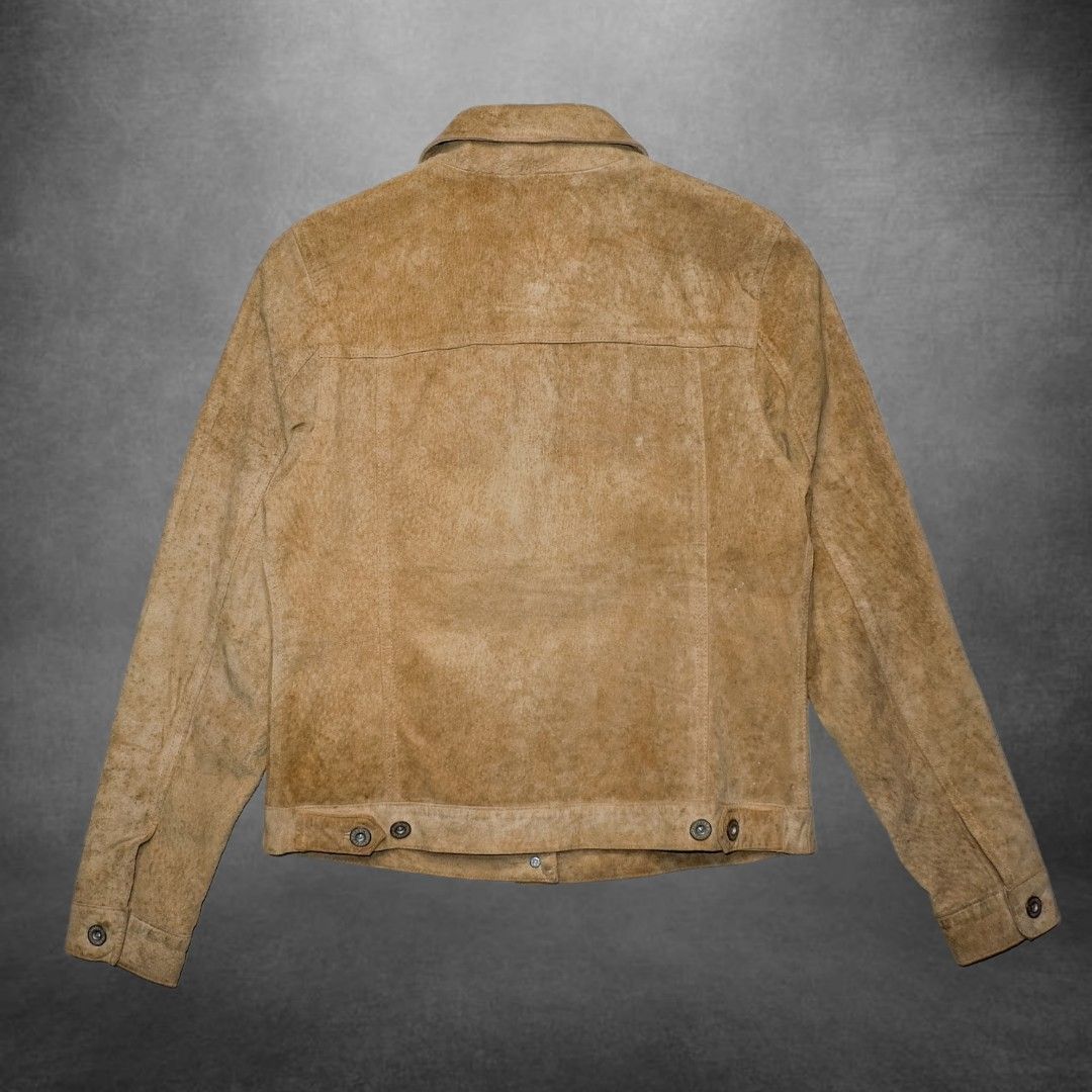 Eddie Bauer Vintage Eddie Bauer leather suede trucker jacket Size US M / EU 48-50 / 2 - 6 Thumbnail
