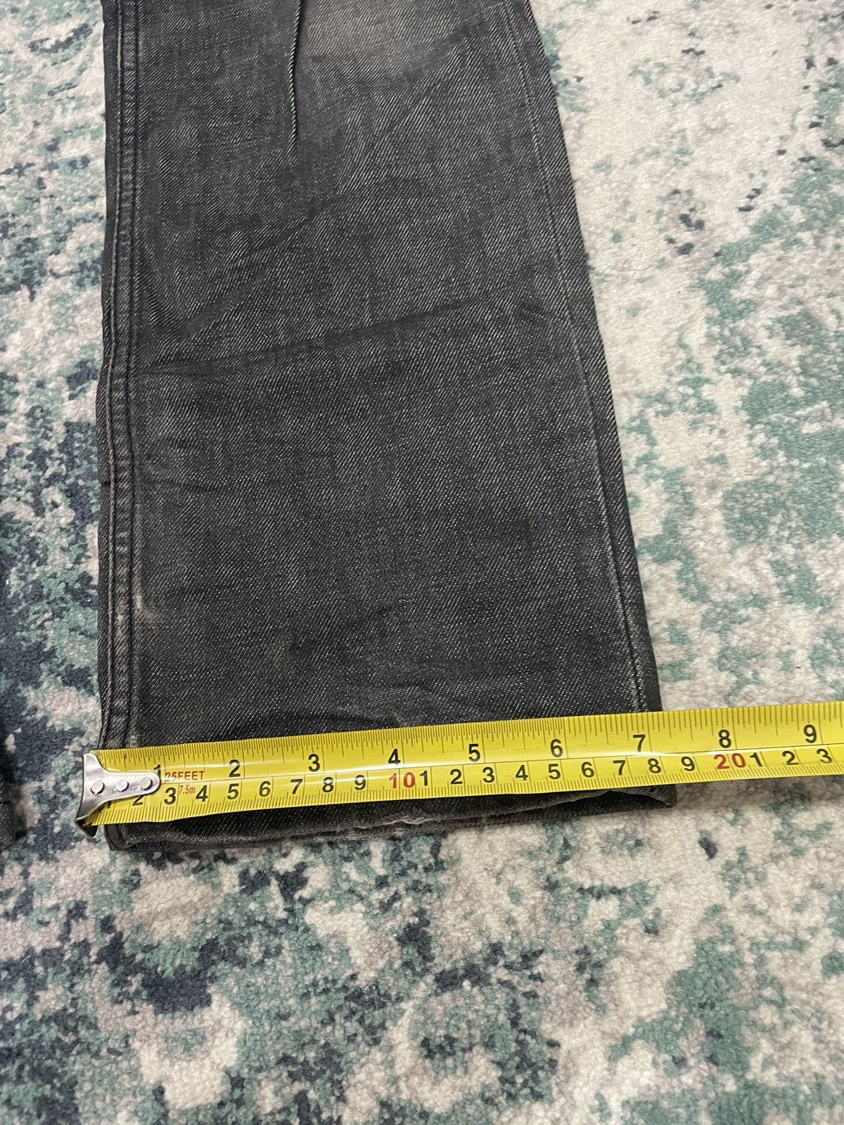 Jil Sander Jil Sander By Raf Simon Waxed Style Distressed Denim Size US 32 / EU 48 - 20 Thumbnail