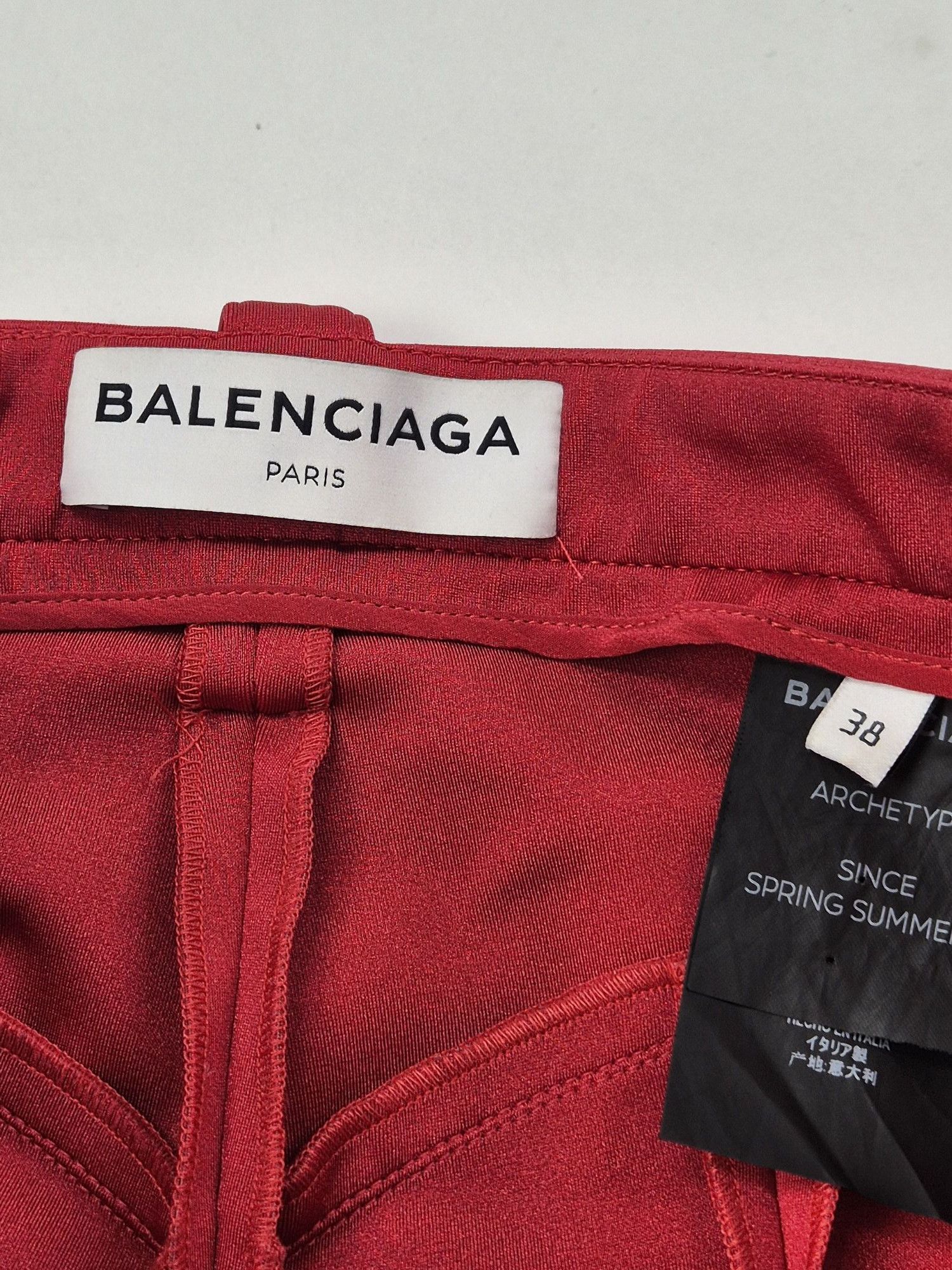 Balenciaga Balenciaga red leggings-high heel shoes Size US 8 / IT 38 - 22 Thumbnail