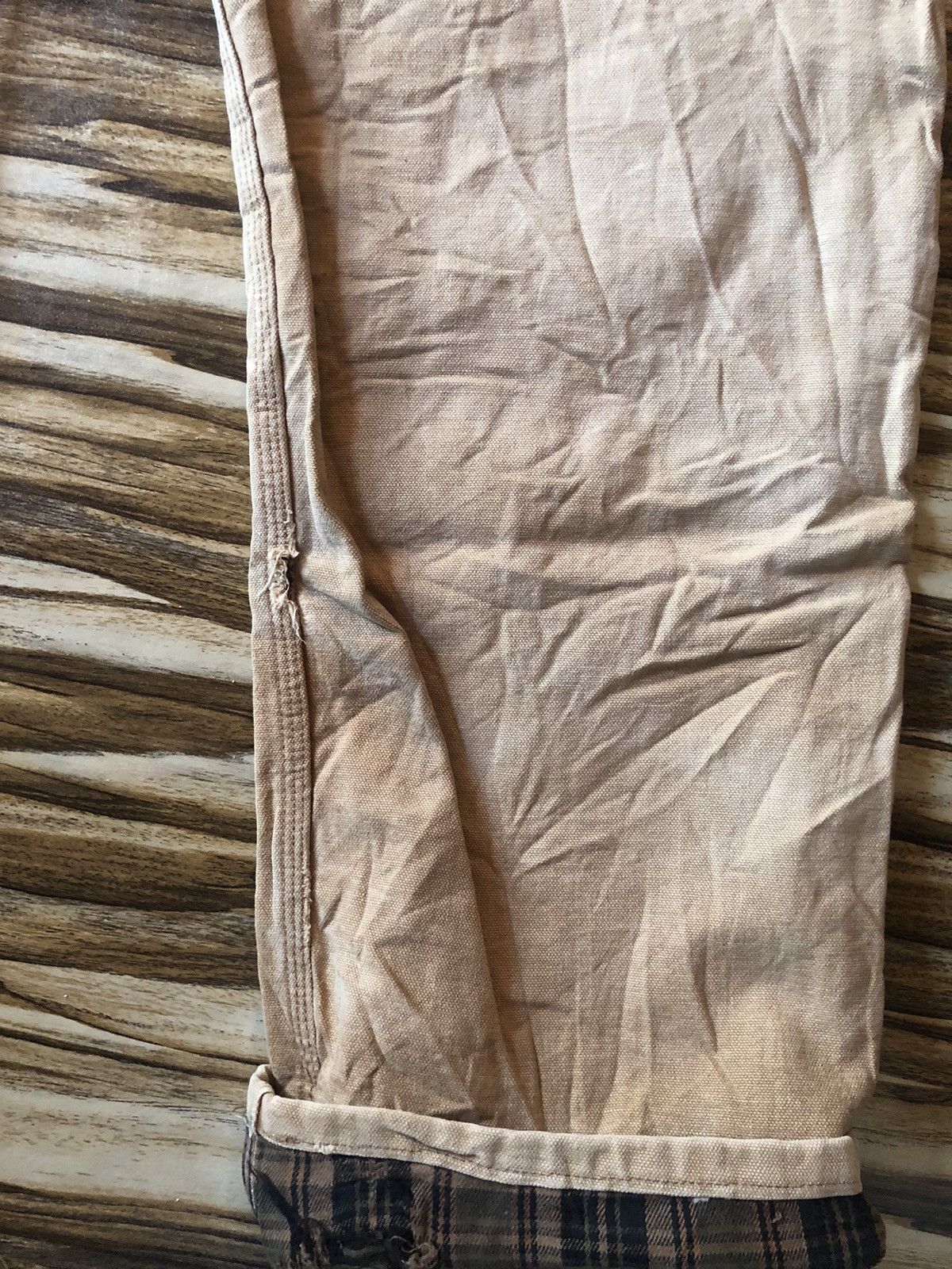 Carhartt Carhartt Double knee Faded Tan Dirty Carpenter Pants Size US 40 / EU 56 - 8 Thumbnail