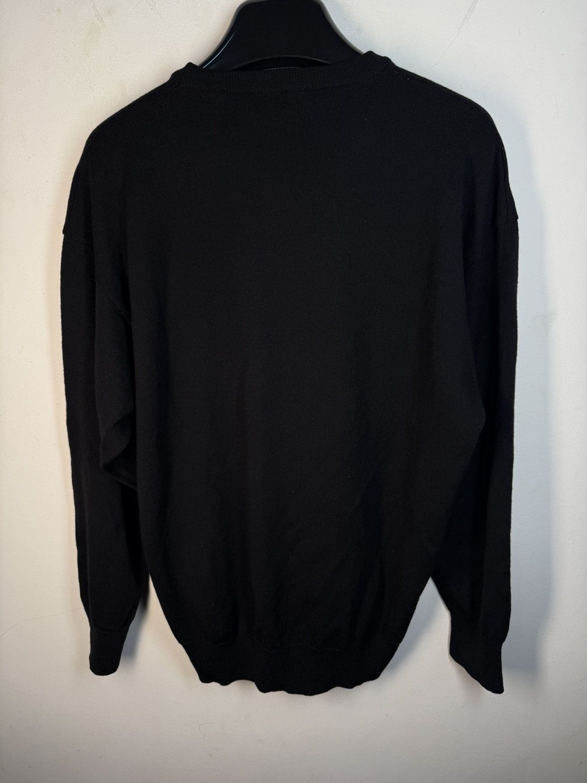 Yves Saint Laurent 🇮🇹Italy Wool YSL Sweater Soft Black Sweatshirt Light Vintage Size US M / EU 48-50 / 2 - 10 Thumbnail
