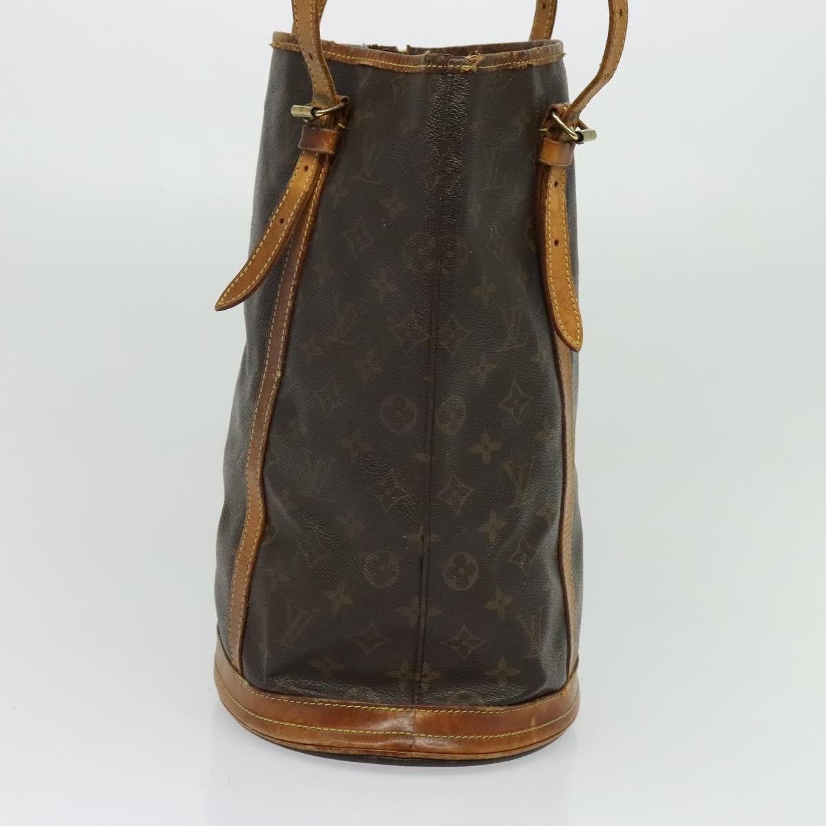 Louis Vuitton LOUIS VUITTON Monogram Bucket GM Shoulder Bag M42236 Size ONE SIZE - 4 Thumbnail