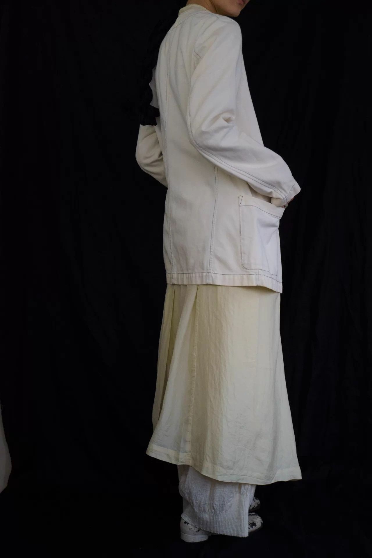 Maison Margiela Margiela MM6 2000s Tie-Front Short Jacket M 9/10 Size M / US 6-8 / IT 42-44 - 3 Thumbnail