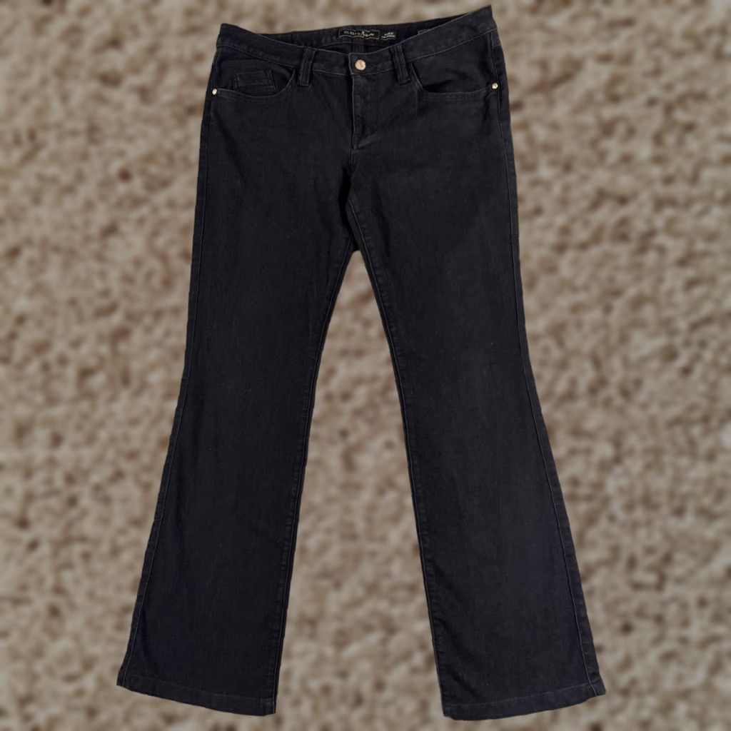 Guess VINTAGE GUESS Jeans Women 32 Black Antoinnette Boot Mid Rise USA Cotton 33x31 Size 24" / US 00 / IT 34 - 1 Thumbnail