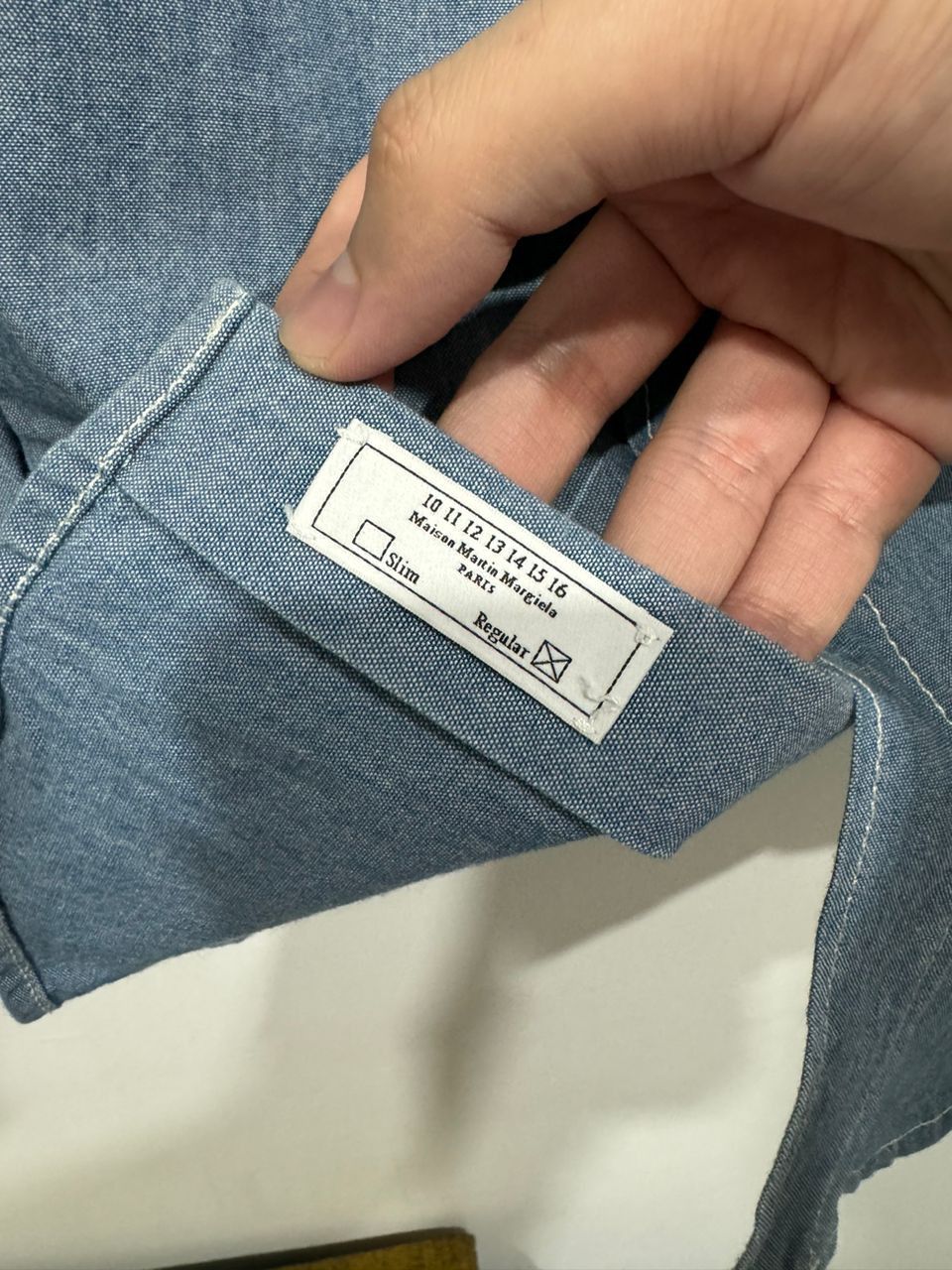 Maison Margiela Maison Margiela Denim Shirt Size US M / EU 48-50 / 2 - 5 Thumbnail