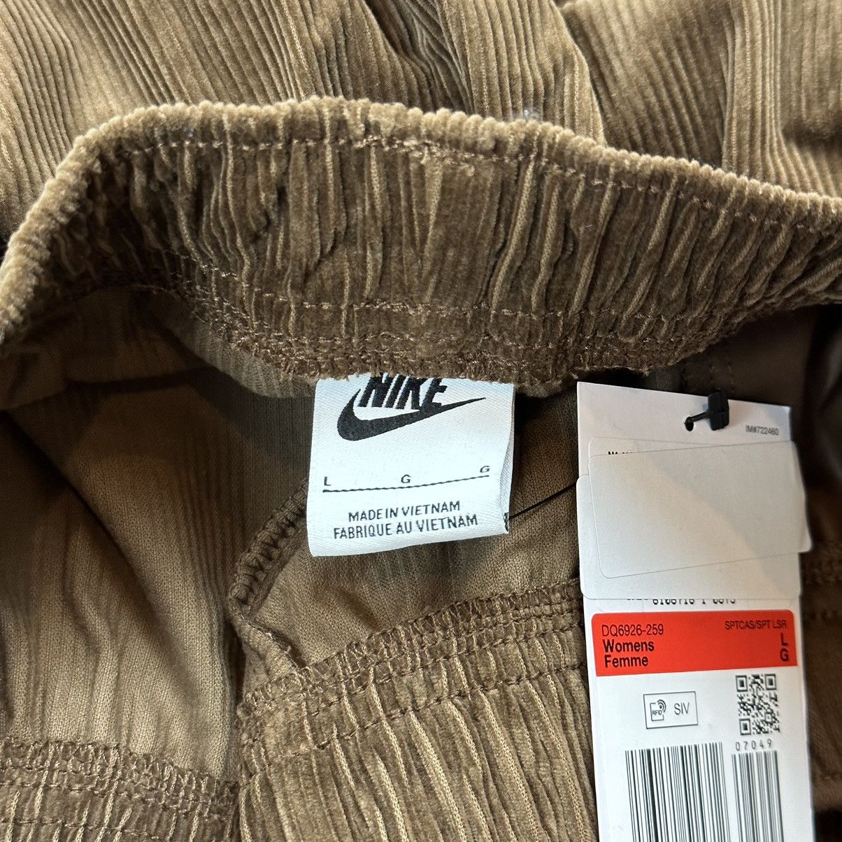 Nike × Vintage Nike velvet jogger pants brown L oversize Travis Scott Size US 34 / EU 50 - 6 Thumbnail