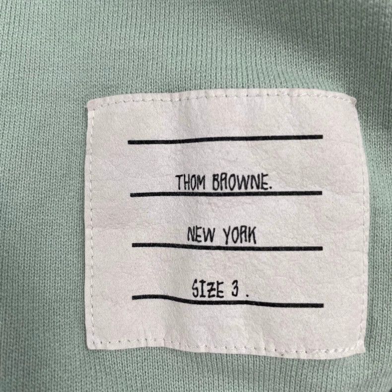 Thom Browne Thom Browne Lime green striped hoodie Size US L / EU 52-54 / 3 - 5 Thumbnail