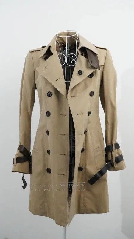 Burberry Burberry Women's Khaki Trench Coat. Size XL / US 12-14 / IT 48-50 - 1 Thumbnail