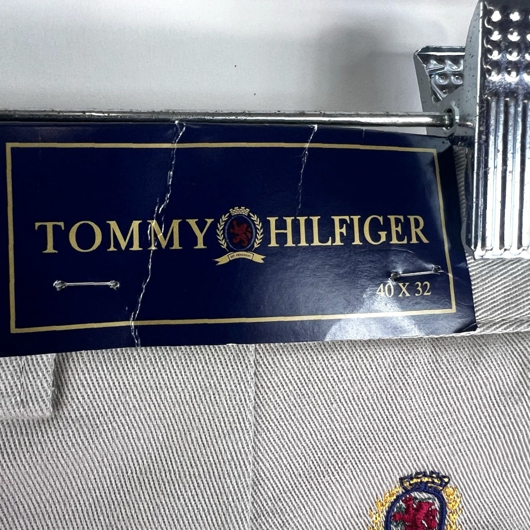 Tommy Hilfiger Tommy Hilfiger Khaki Pants Mens Size 40x32 Beige Straight Leg Regular Fit Size US 40 / EU 56 - 6 Thumbnail