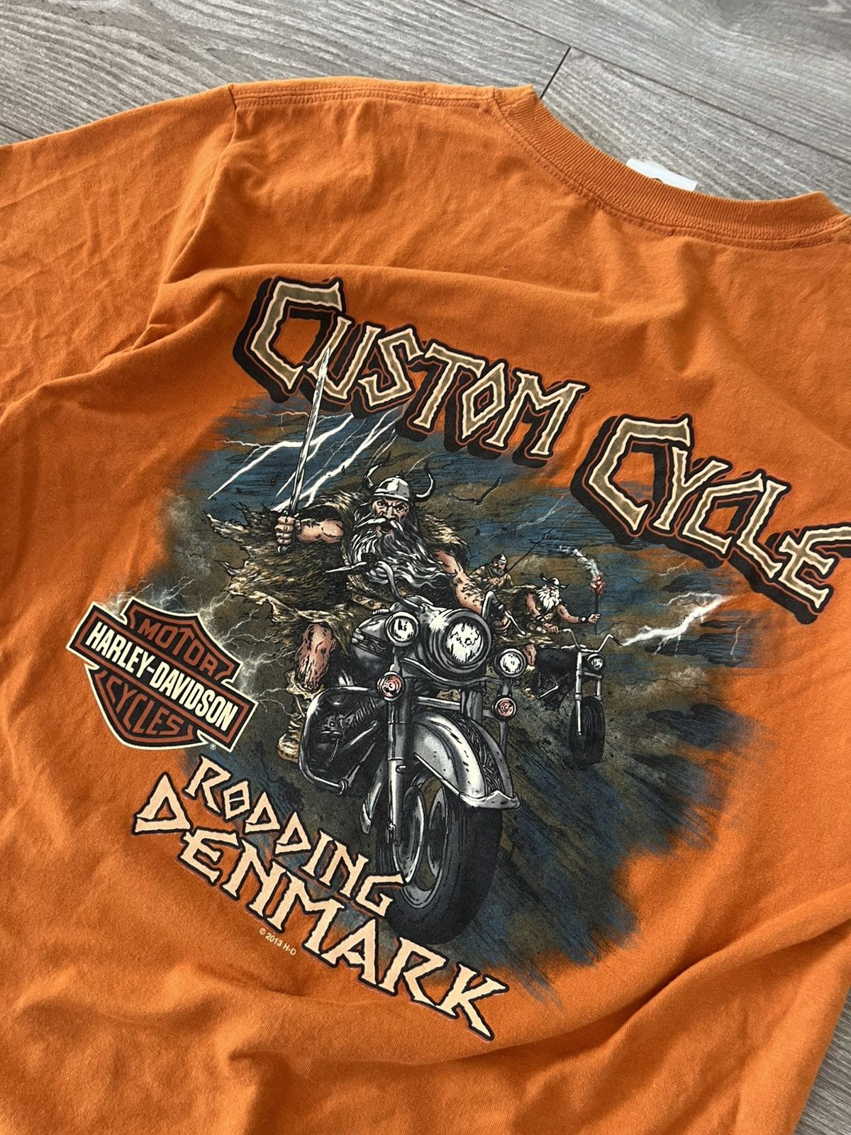 Harley Davidson × Vintage ‼️Vintage Harley Davidson Archival Double Print Tee‼️ Size US M / EU 48-50 / 2 - 19 Thumbnail