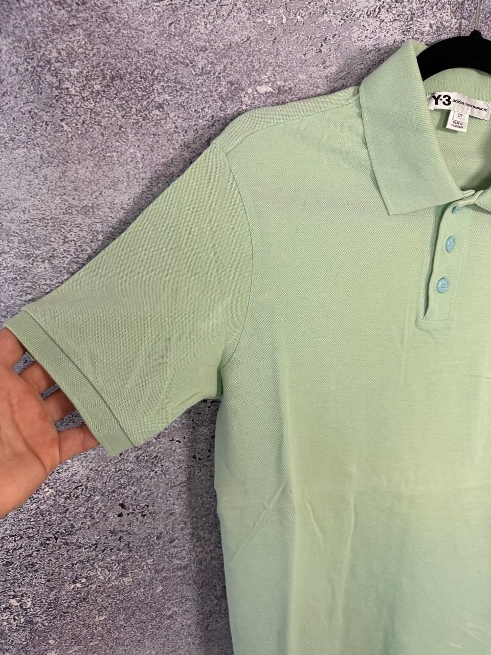Adidas × Y-3 × Yohji Yamamoto Vintage Y-3 Yohji Yamamoto Adidas Green Polos Small Size US S / EU 44-46 / 1 - 5 Thumbnail