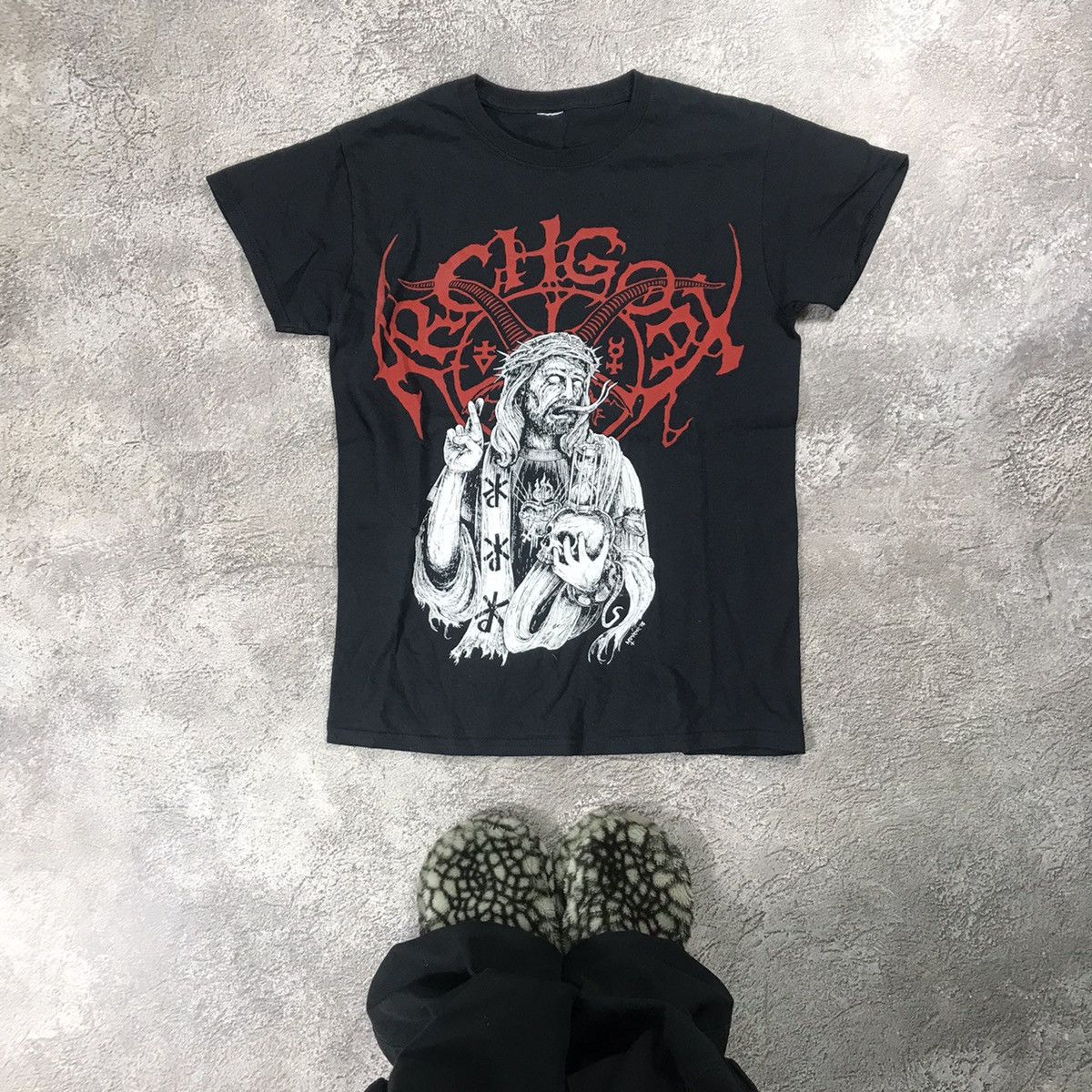 Vintage Vintage Y2K Graphic Tee Horror Gothic Grunge Punk Relaxed S Size US S / EU 44-46 / 1 - 1 Thumbnail