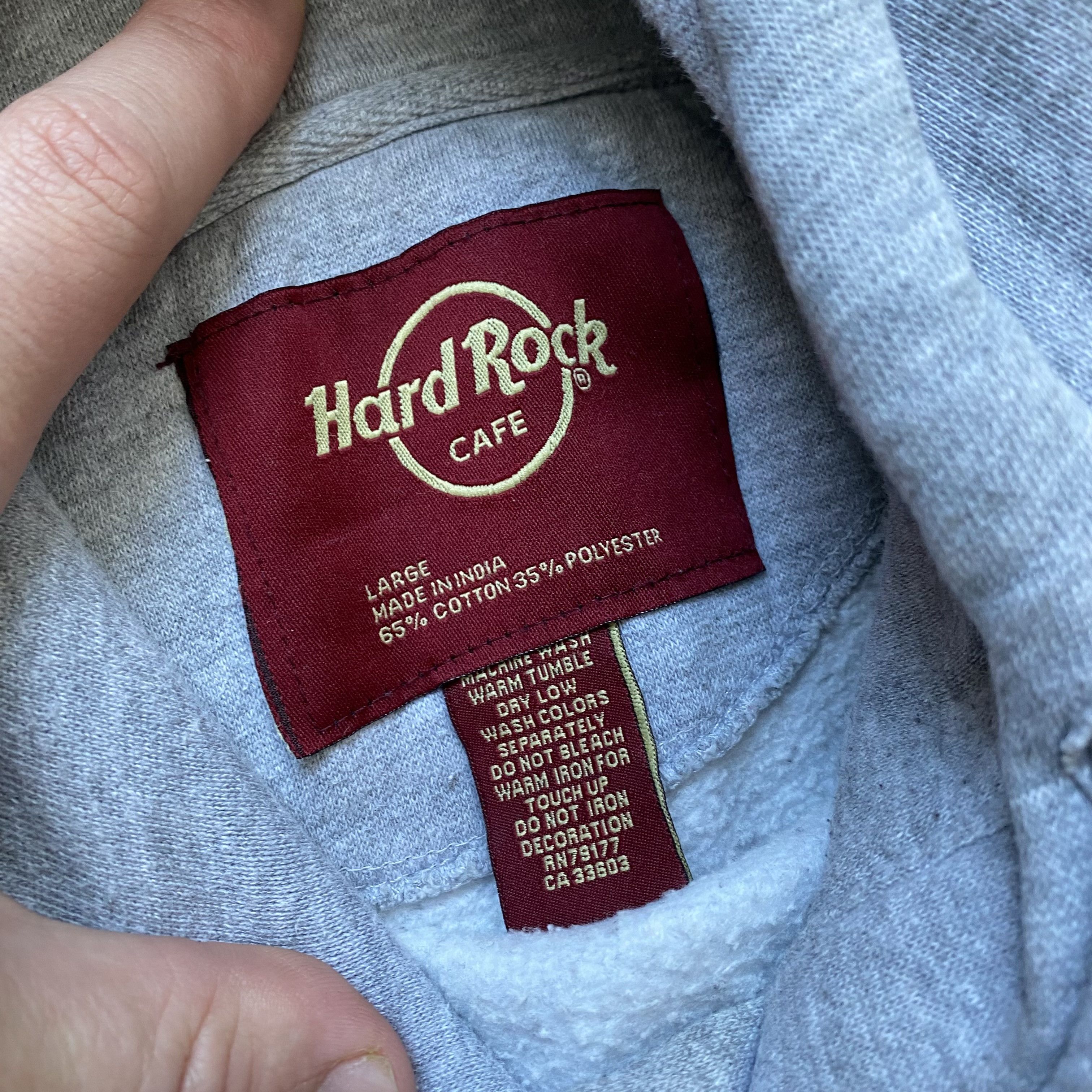 Hard Rock Cafe 🎸 Vintage Hard Rock Cafe hoodie Y2K Glasgow Scotland Size US L / EU 52-54 / 3 - 9 Thumbnail