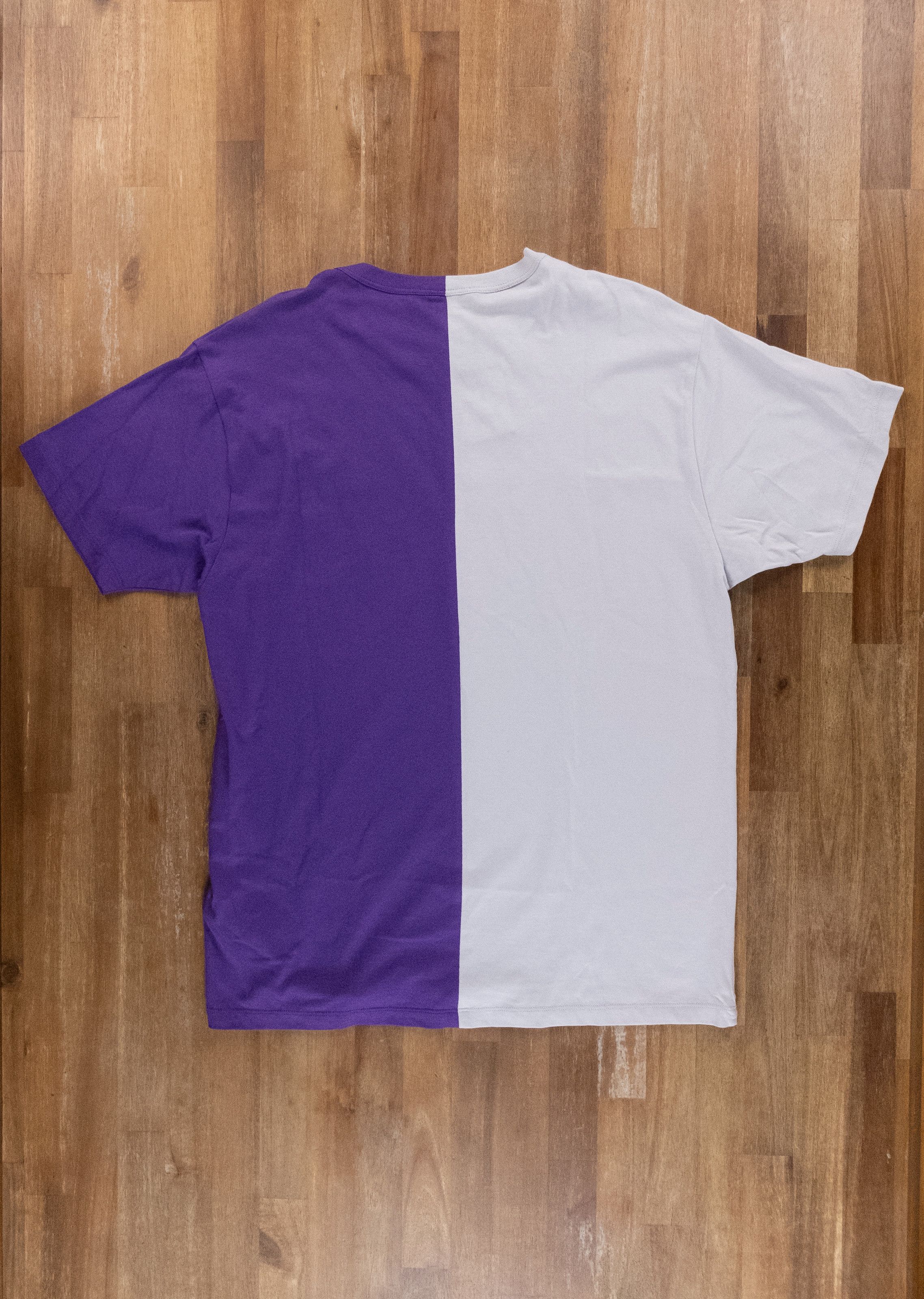 Valentino VALENTINO Garavani gray purple university logo t-shirt M Size US M / EU 48-50 / 2 - 9 Thumbnail