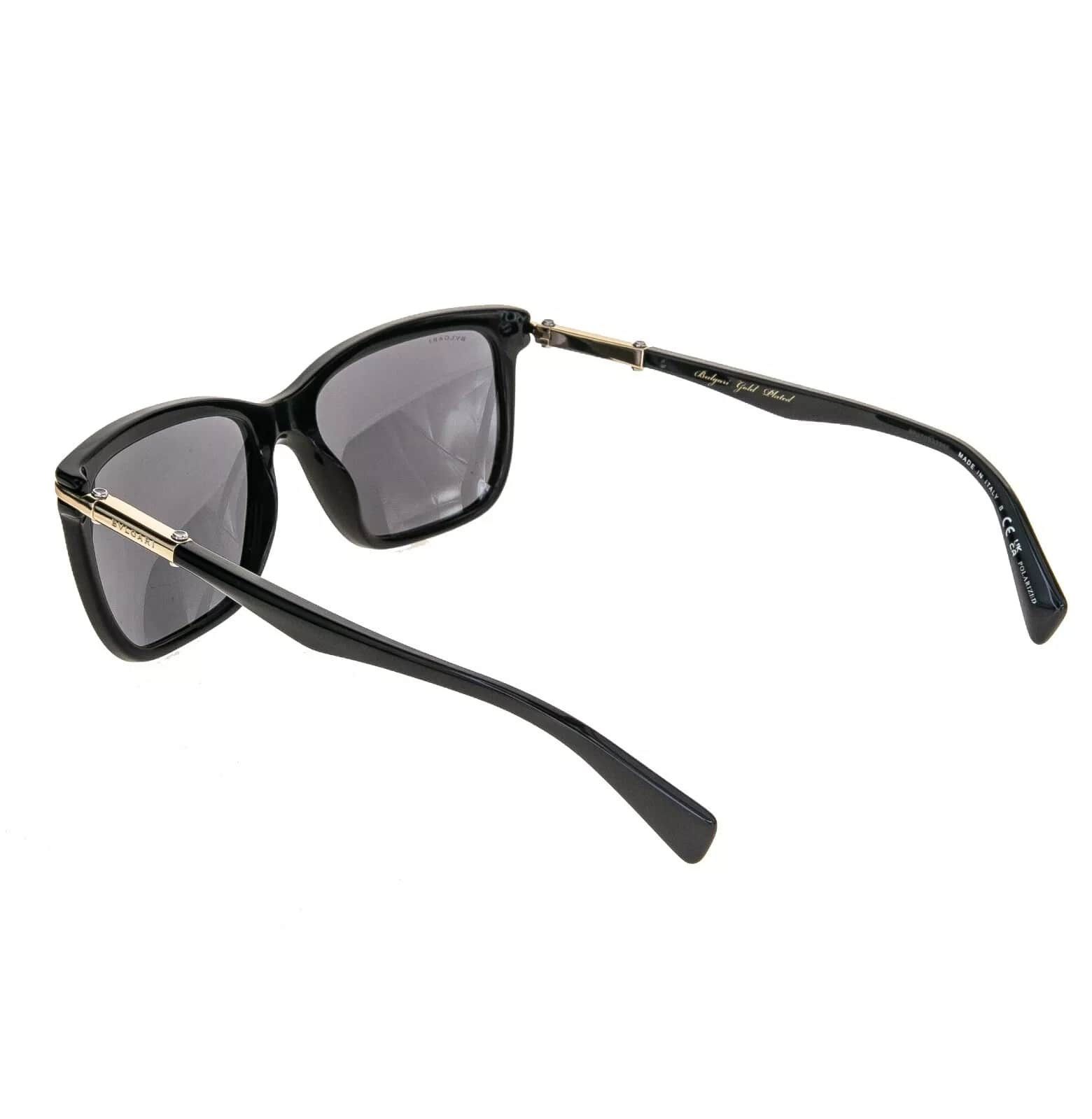 Bvlgari BVLGARI Le Gemme 7028 Black Plated Pilot Sunglasses BV7028K Size ONE SIZE - 5 Thumbnail