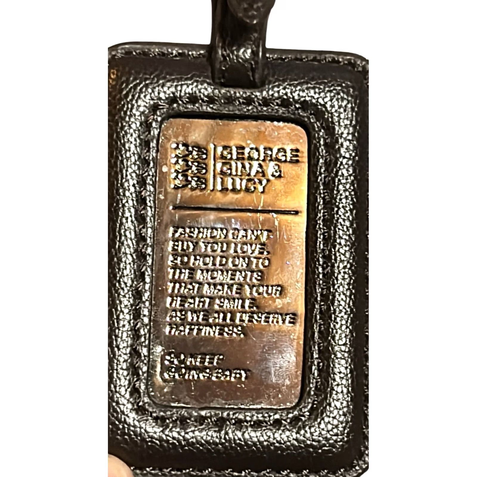 George Gina & Lucy George Gina & Lucy Crossbody Purse Bag GGL Model Tomcat Metallic Brown Handbag Size ONE SIZE - 5 Thumbnail