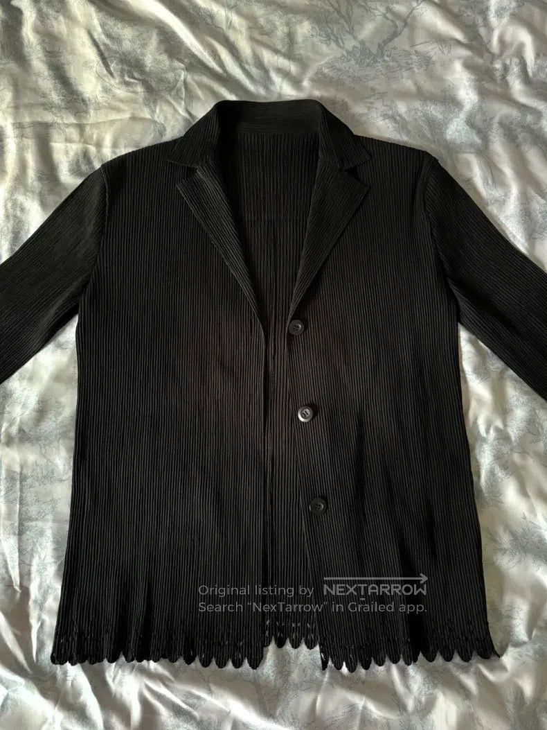 Issey Miyake Issey Miyake Black Pleated Cardigan Size M / US 6-8 / IT 42-44 - 7 Thumbnail