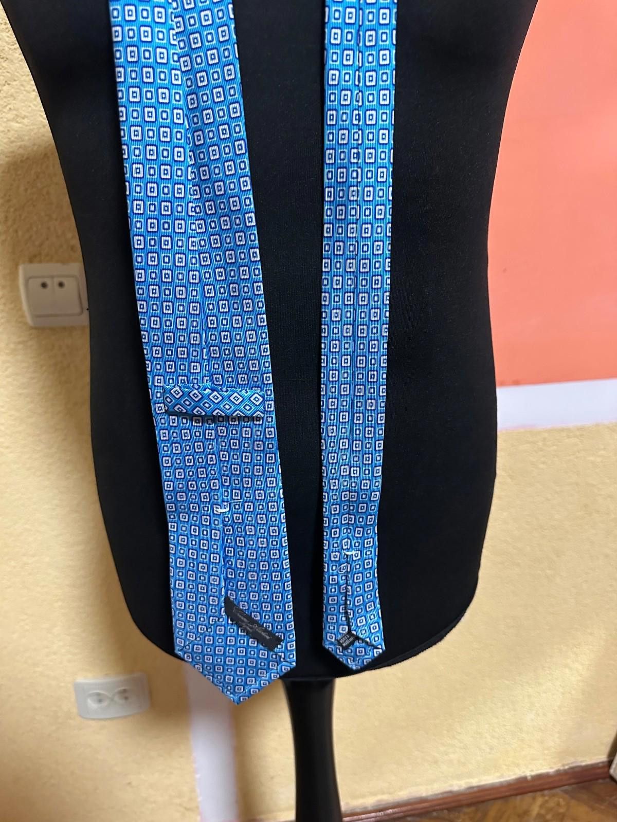 Cesare Attolini Cesare Attolini Silk Tie Blue Size ONE SIZE - 5 Thumbnail