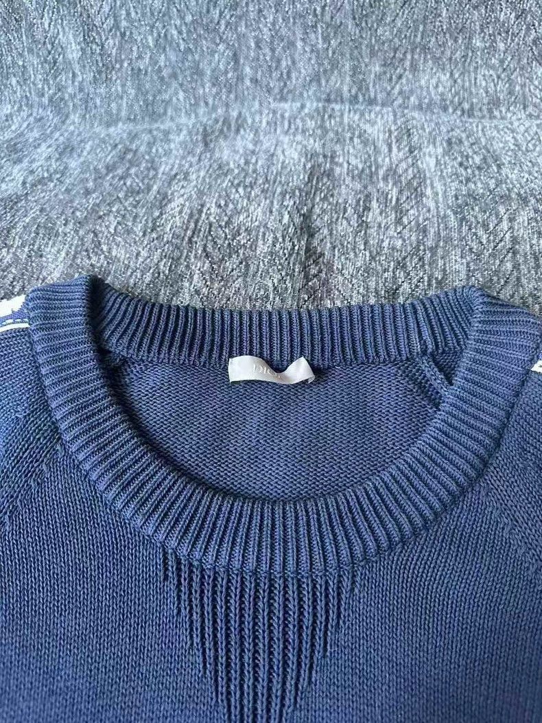 Dior Dior Logo Sweater with Side Design-2506 Size US XL / EU 56 / 4 - 4 Thumbnail