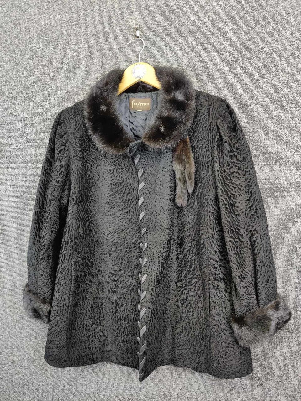 Other Fosma France Faux Fur Suede Leather Coat Jacket Size US M / EU 48-50 / 2 - 2 Thumbnail