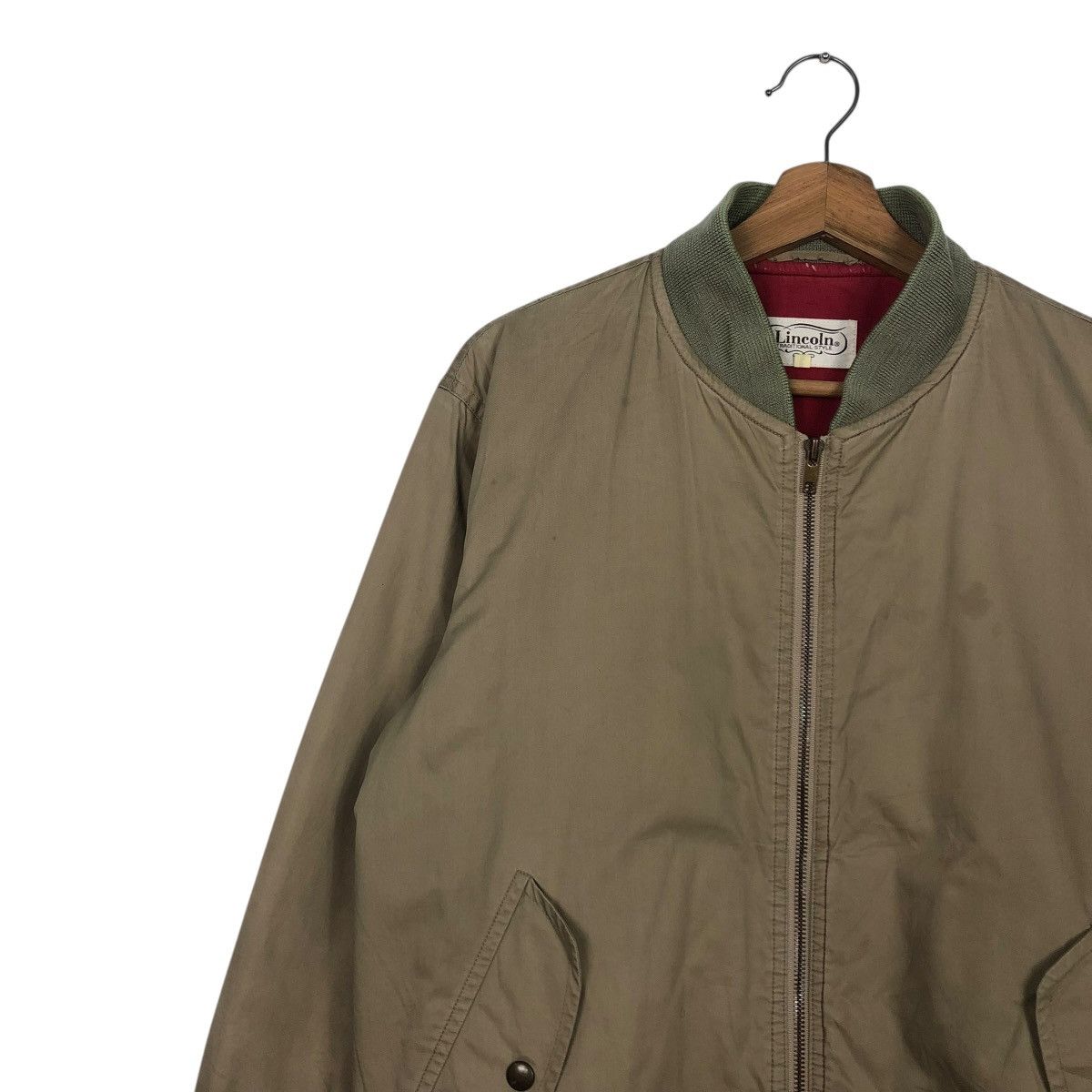 Japanese Brand 🔥VINTAGE PARACHUTE BOMBER JACKET LINCOLN ISSEY MIYAKE Size US L / EU 52-54 / 3 - 9 Thumbnail