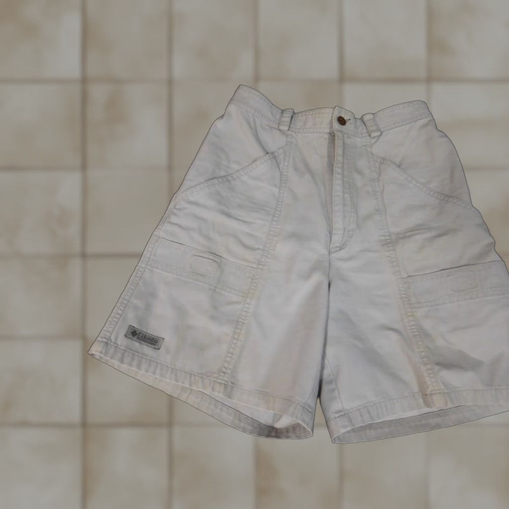 Vintage Columbia Shorts Womens S Beige Cargo Stretch Outdoor Regular Size Small Size 42" / US 20 - 1 Thumbnail